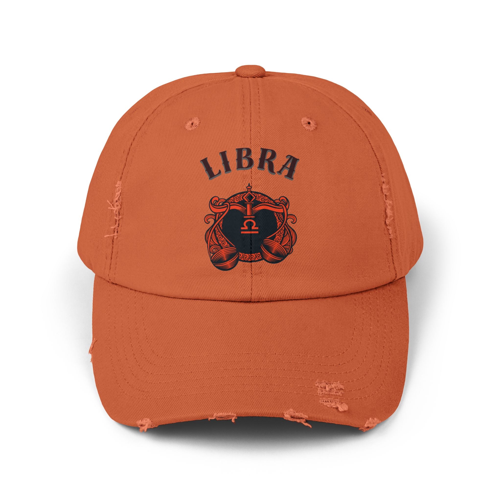 SABAS Libra Zodiac Distressed Cap