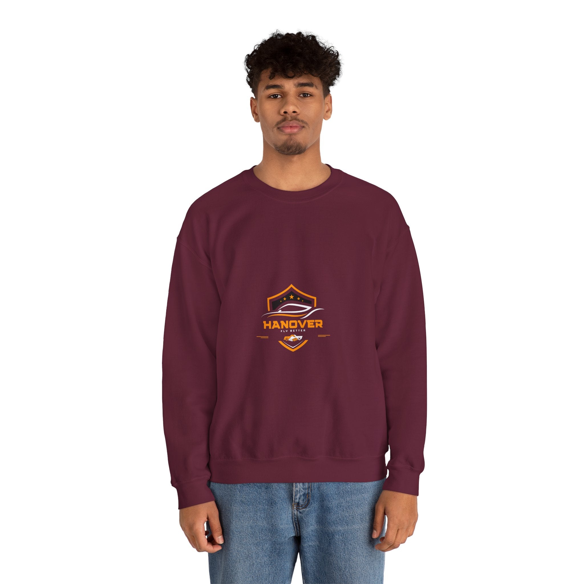 SABAS-Hanover Crewneck Sweatshirt — Vintage Shield Logo