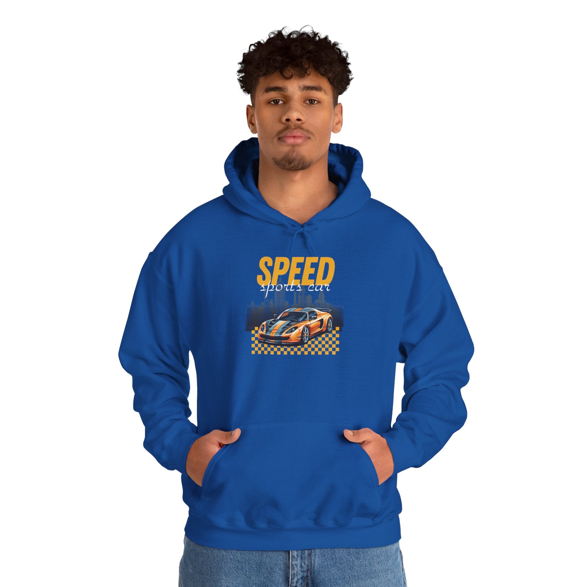 Speed Racers Hoodie — Vintage Sports Car Racing Graphic Sweatshirt