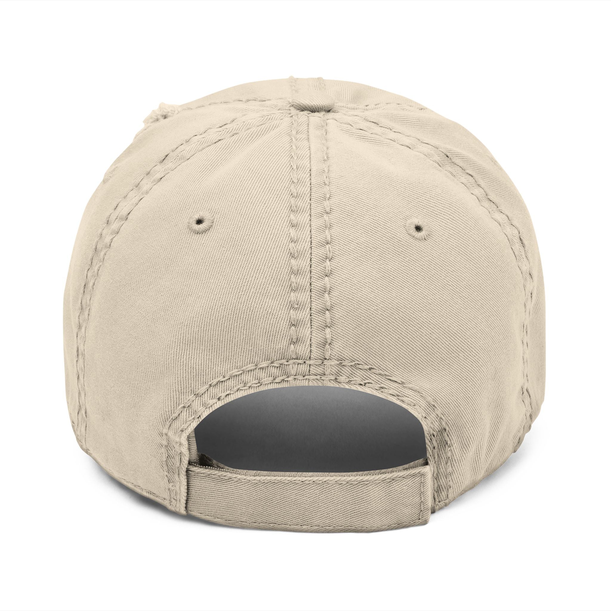 SABAS Embroidered Cap - Aquarius Zodiac Sign Distressed Cap