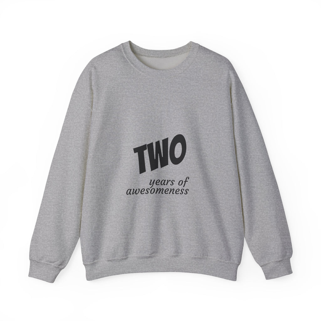 SABAS-Toddler Two Years of Awesomeness Sweatshirt
