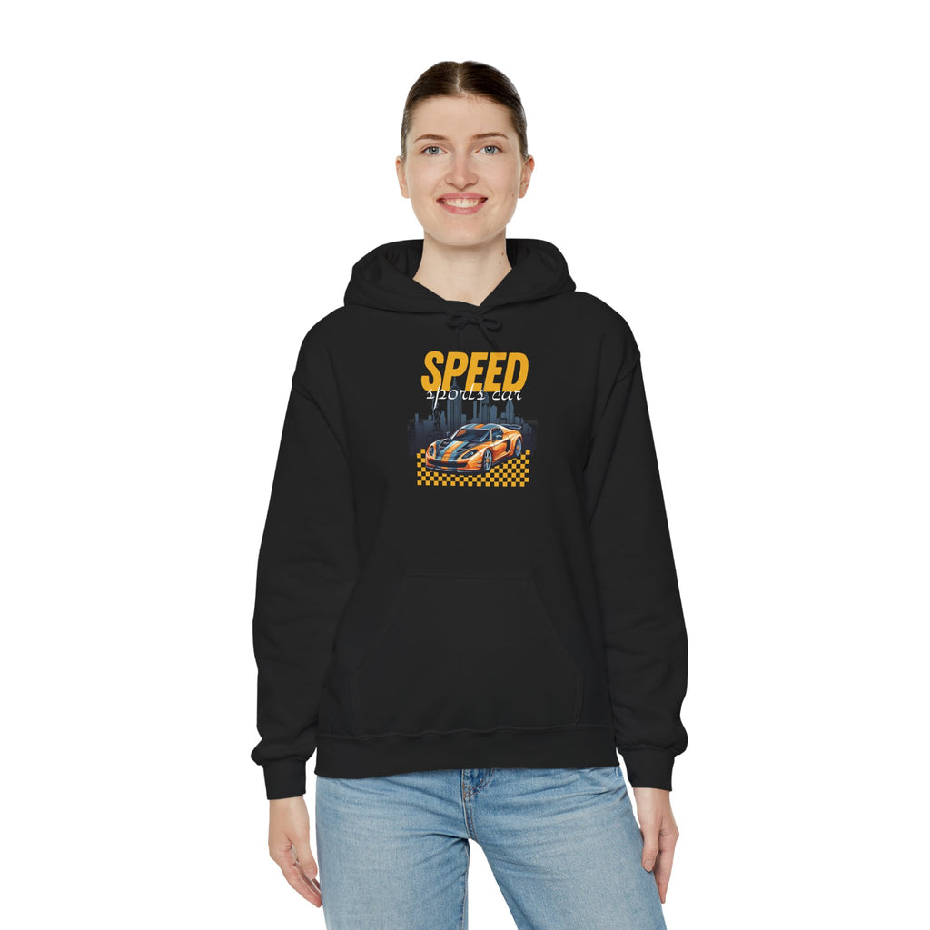 Speed Racers Hoodie — Vintage Sports Car Racing Graphic Sweatshirt