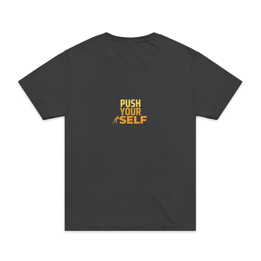 Sabas Gym Pump Cute Koala T-Shirt — "Gym Pump" Front & "Push Yourself" Back