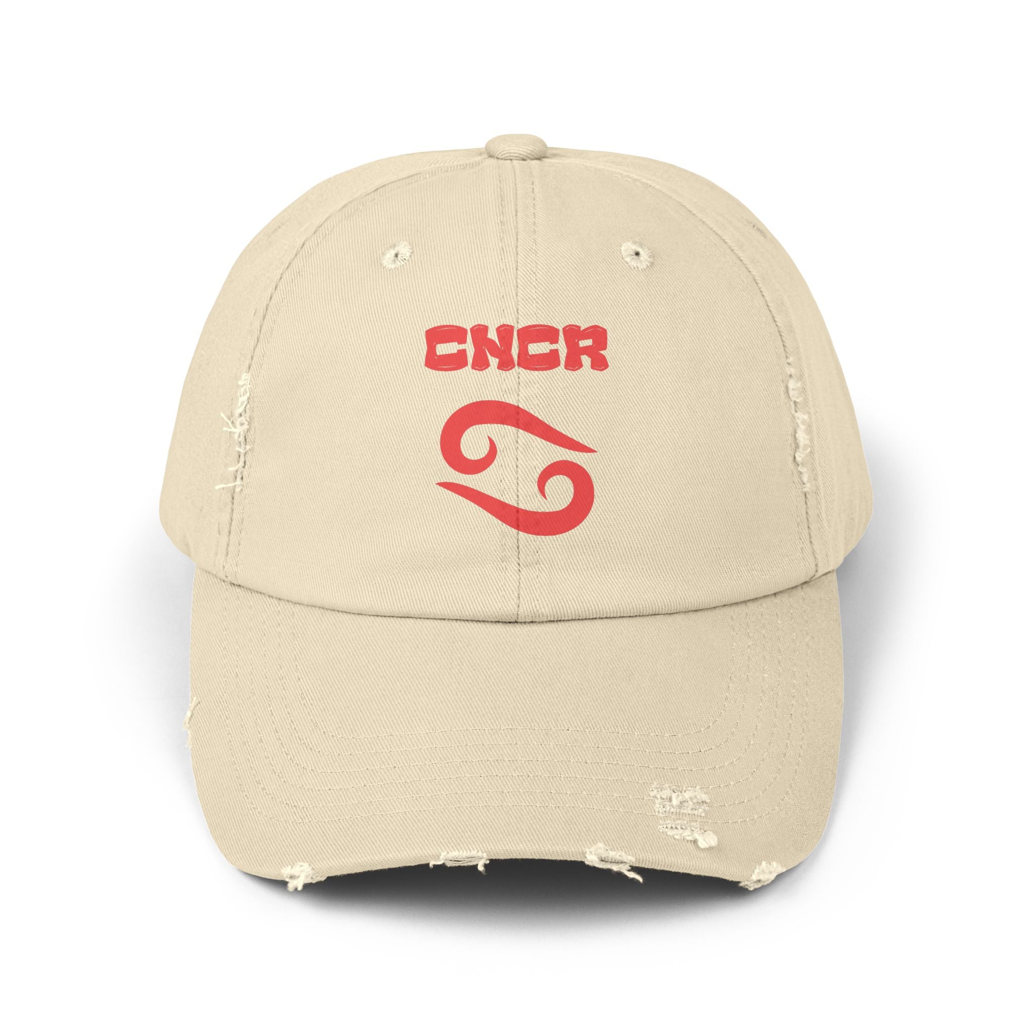 SABAS Cancer Zodiac Distressed Cap
