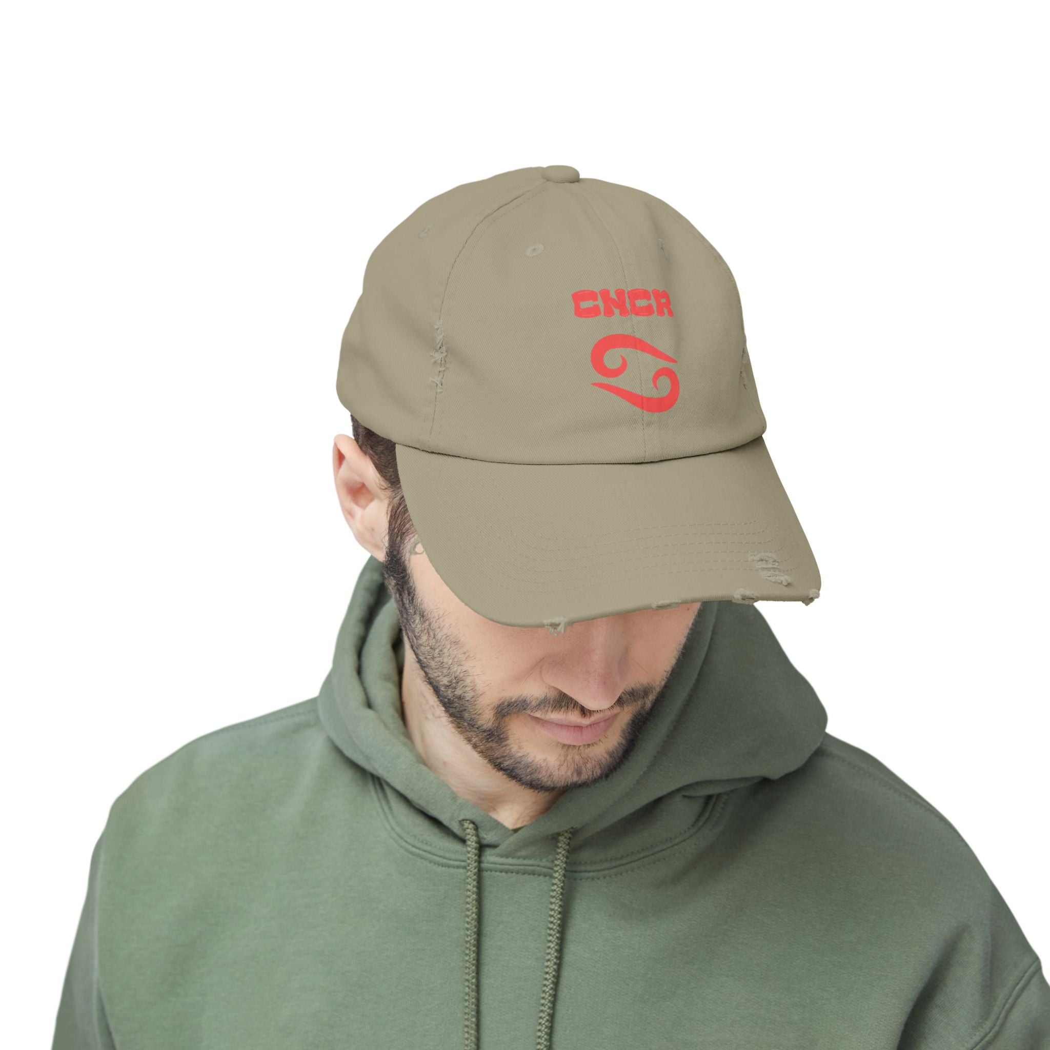 SABAS Cancer Zodiac Distressed Cap