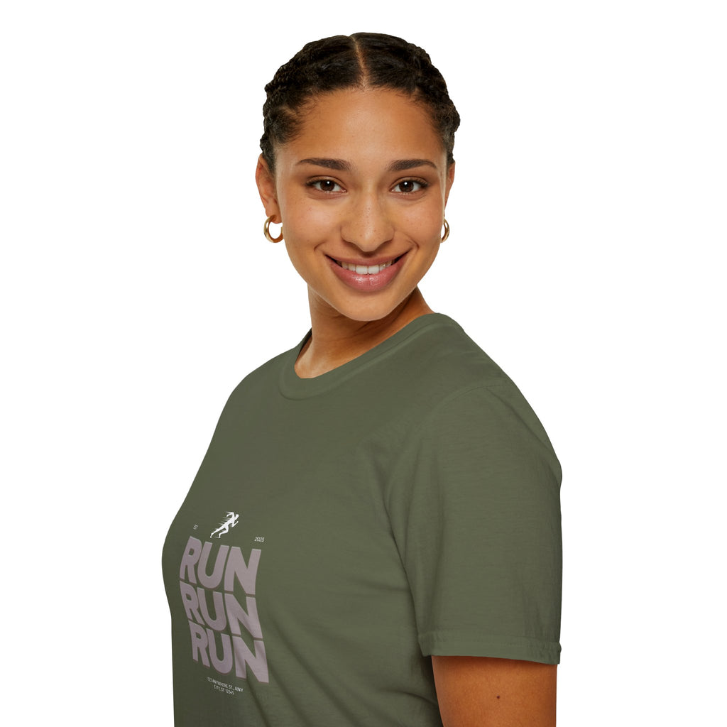 Sabas Ask For Run T-Shirt — Unisex-Minimalist Motivational Running Tee
