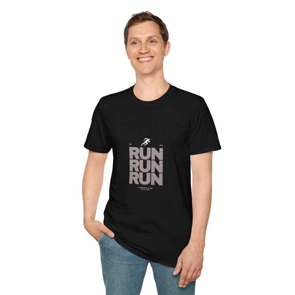 Sabas Ask For Run T-Shirt — Unisex-Minimalist Motivational Running Tee