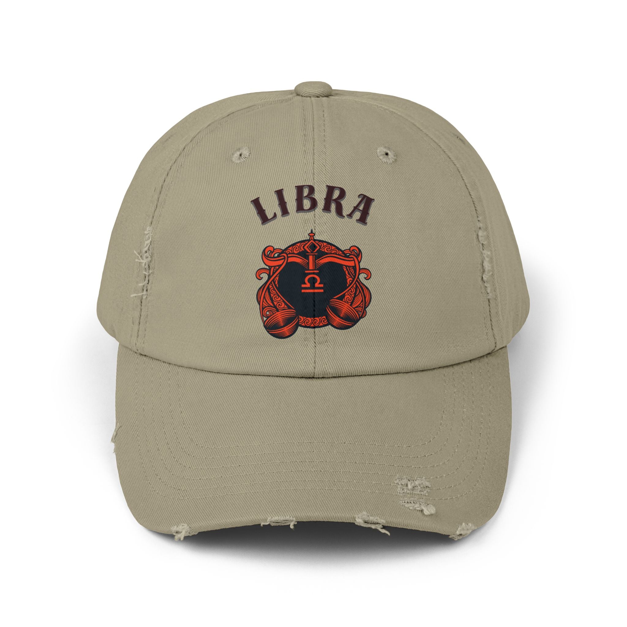 SABAS Libra Zodiac Distressed Cap
