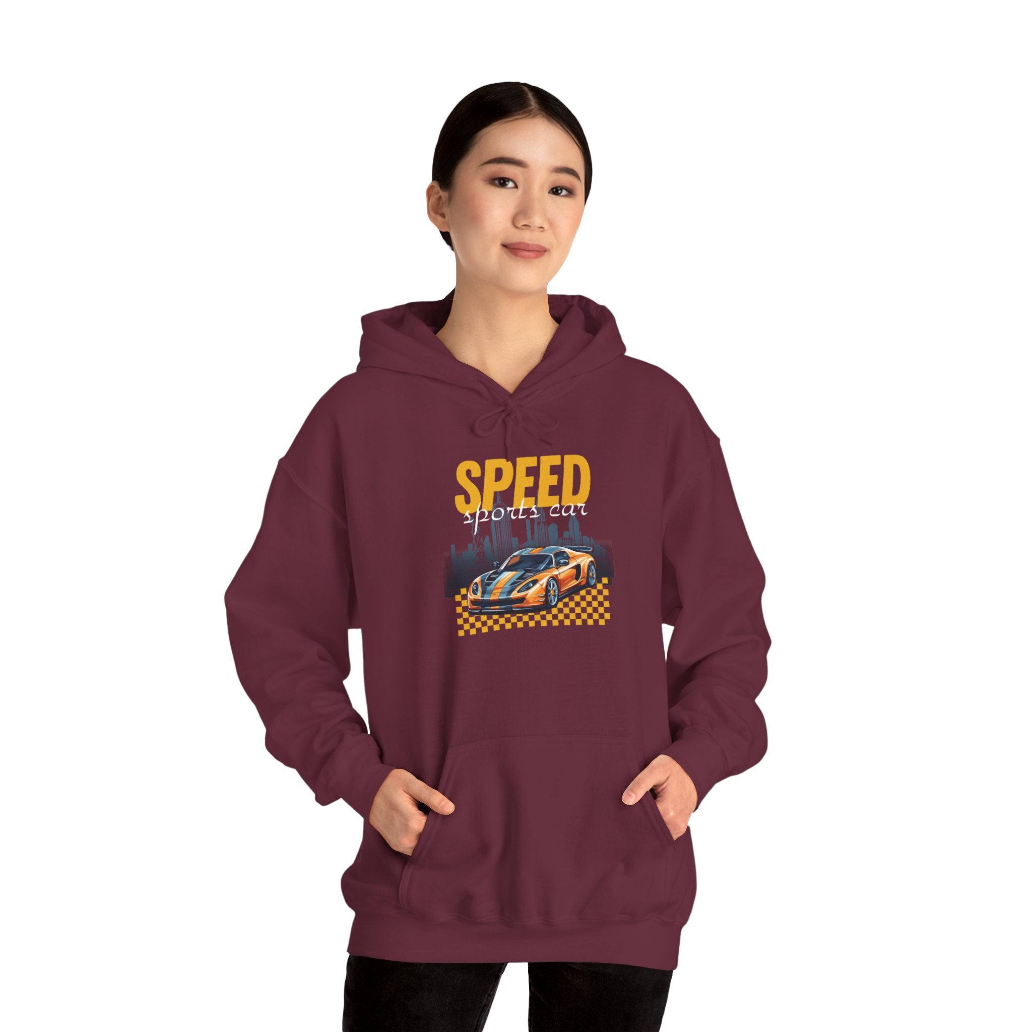 Speed Racers Hoodie — Vintage Sports Car Racing Graphic Sweatshirt