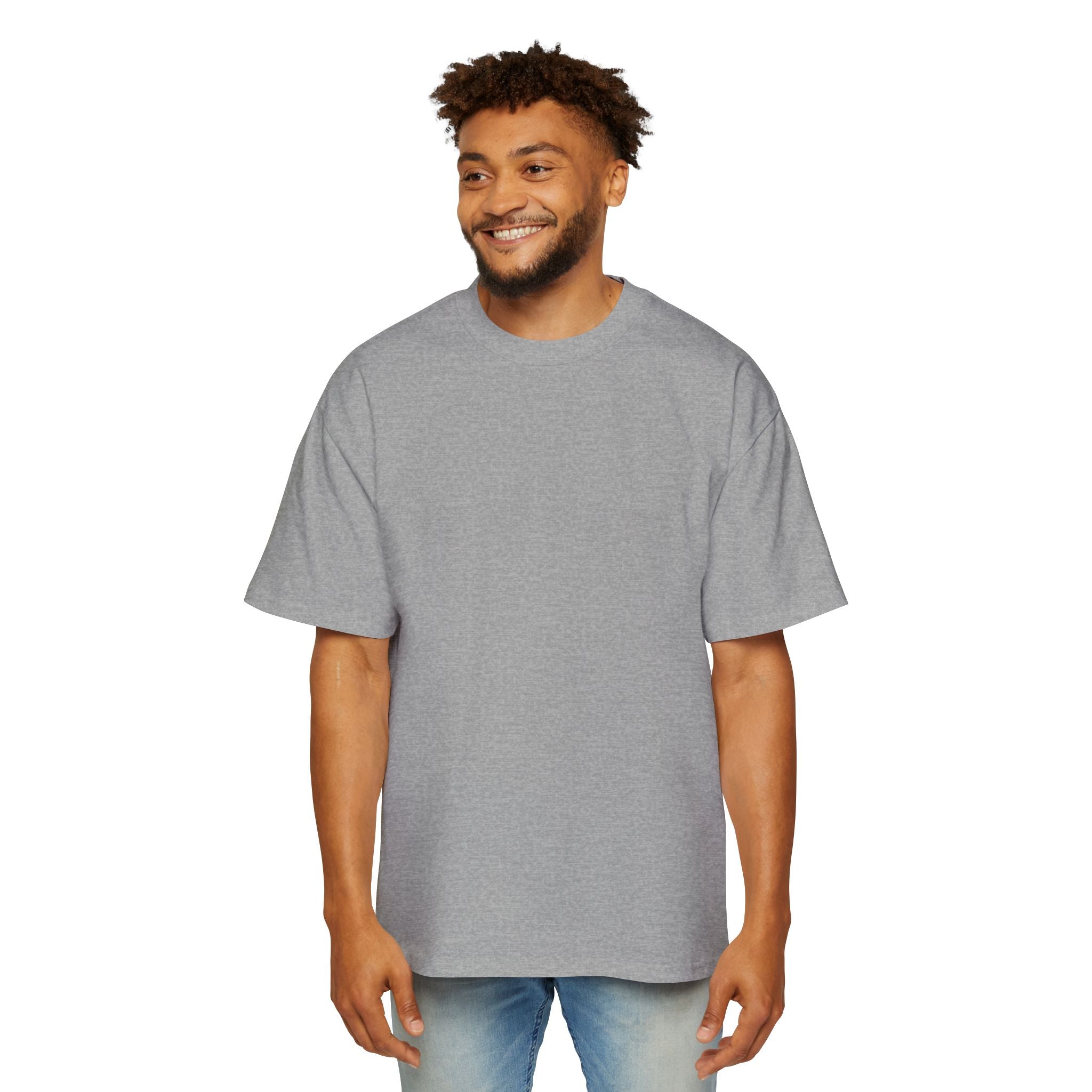 SABAS Oversized T-Shirt — "Great Things Start in Little Rooms" Logo Tee