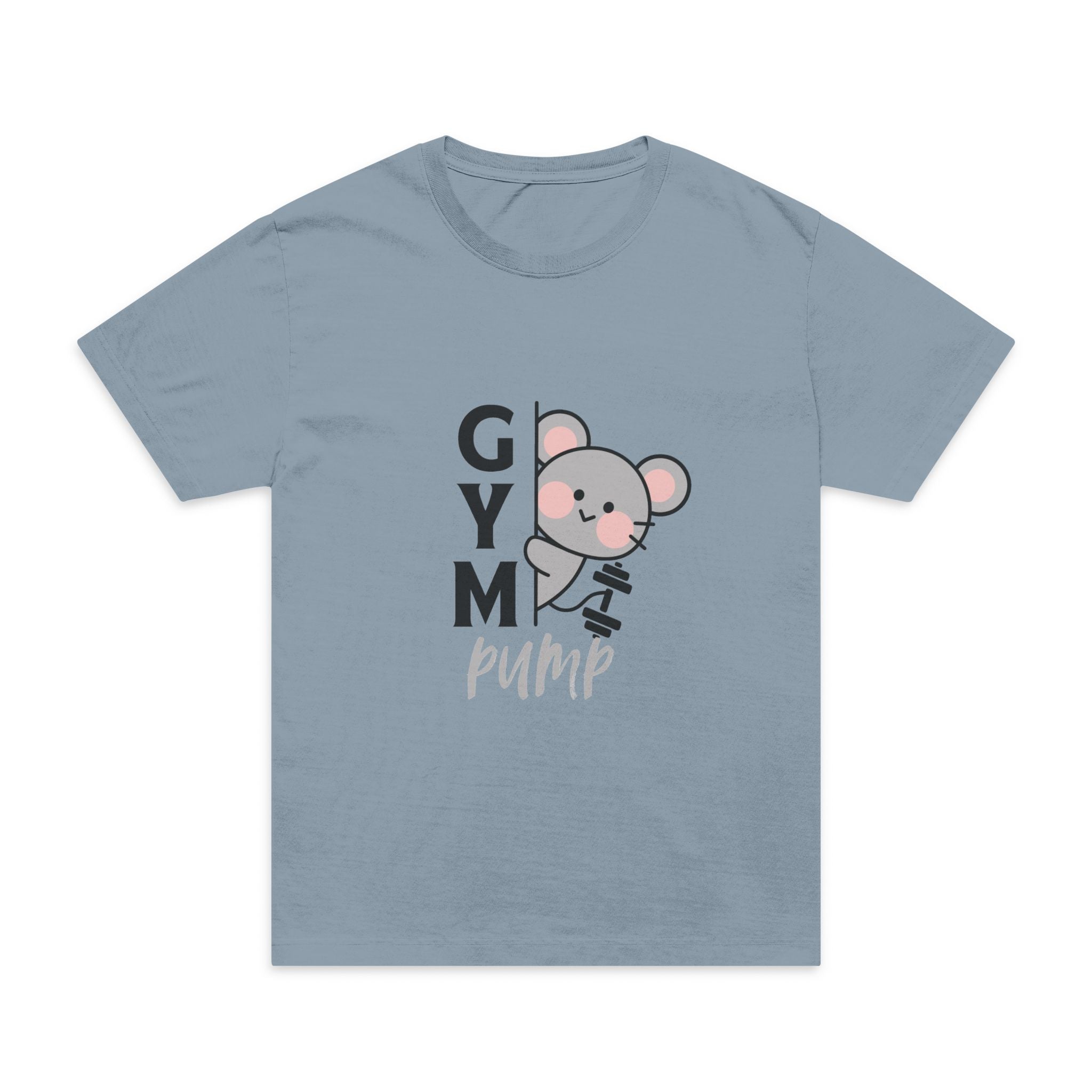 Sabas Gym Pump Cute Koala T-Shirt — "Gym Pump" Front & "Push Yourself" Back