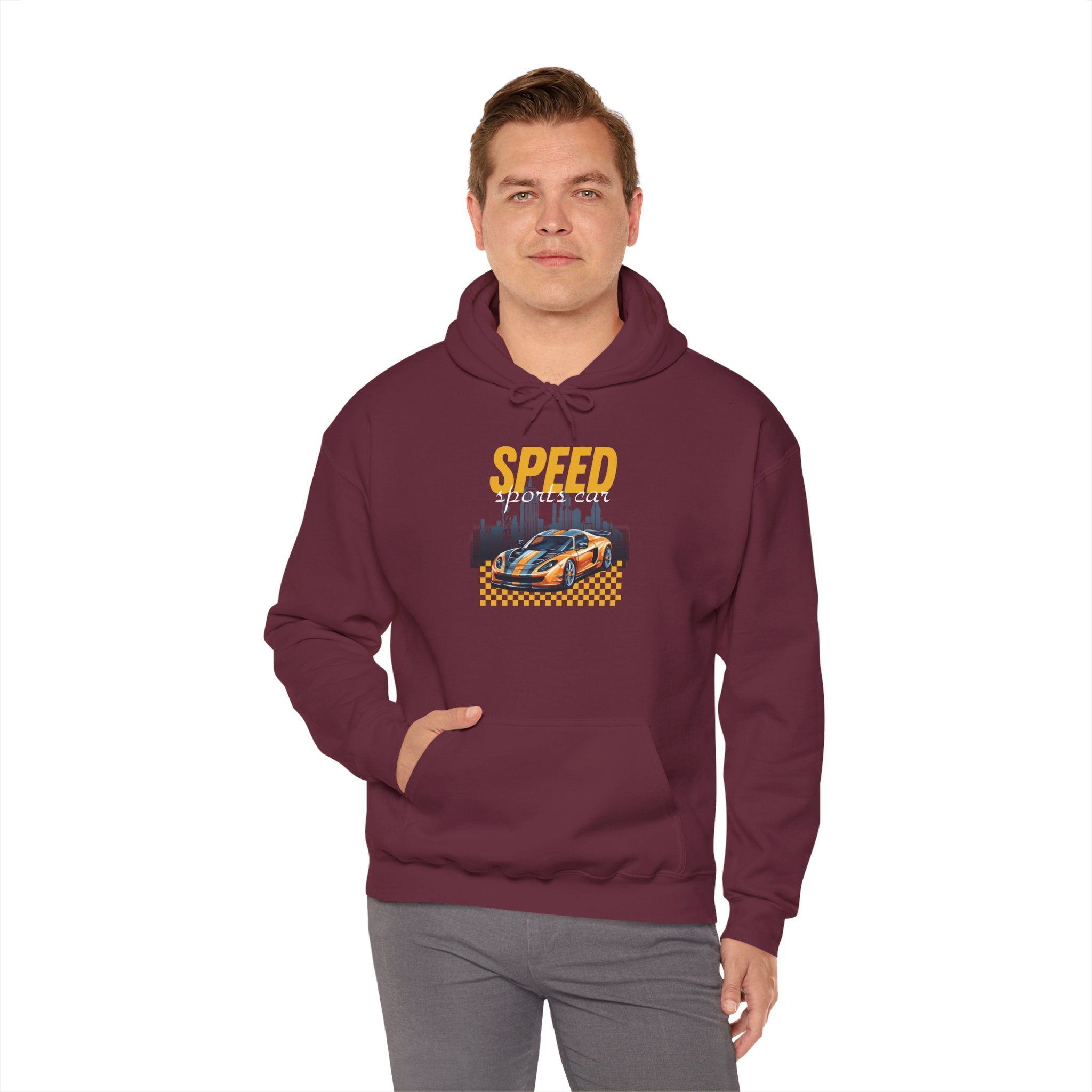 Speed Racers Hoodie — Vintage Sports Car Racing Graphic Sweatshirt