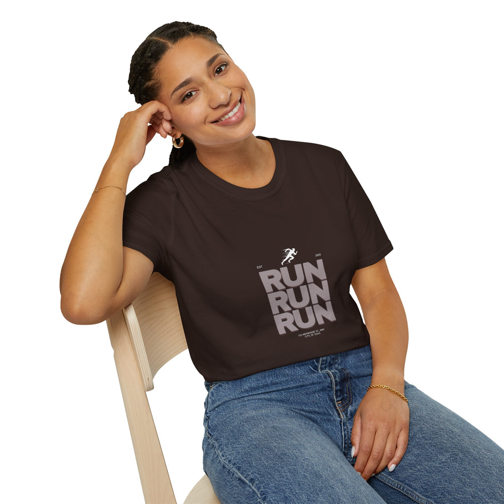 Sabas Ask For Run T-Shirt — Unisex-Minimalist Motivational Running Tee