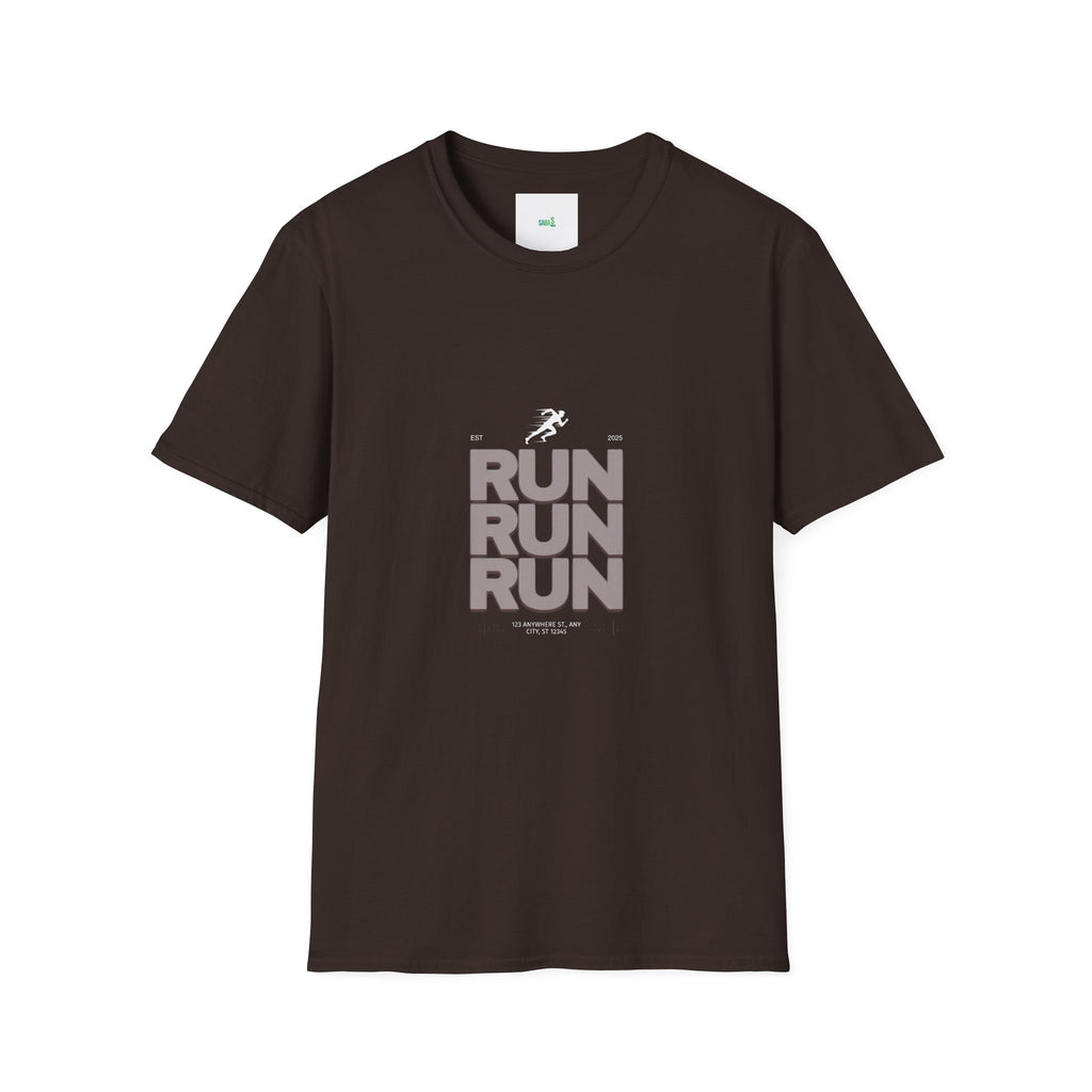 Sabas Ask For Run T-Shirt — Unisex-Minimalist Motivational Running Tee