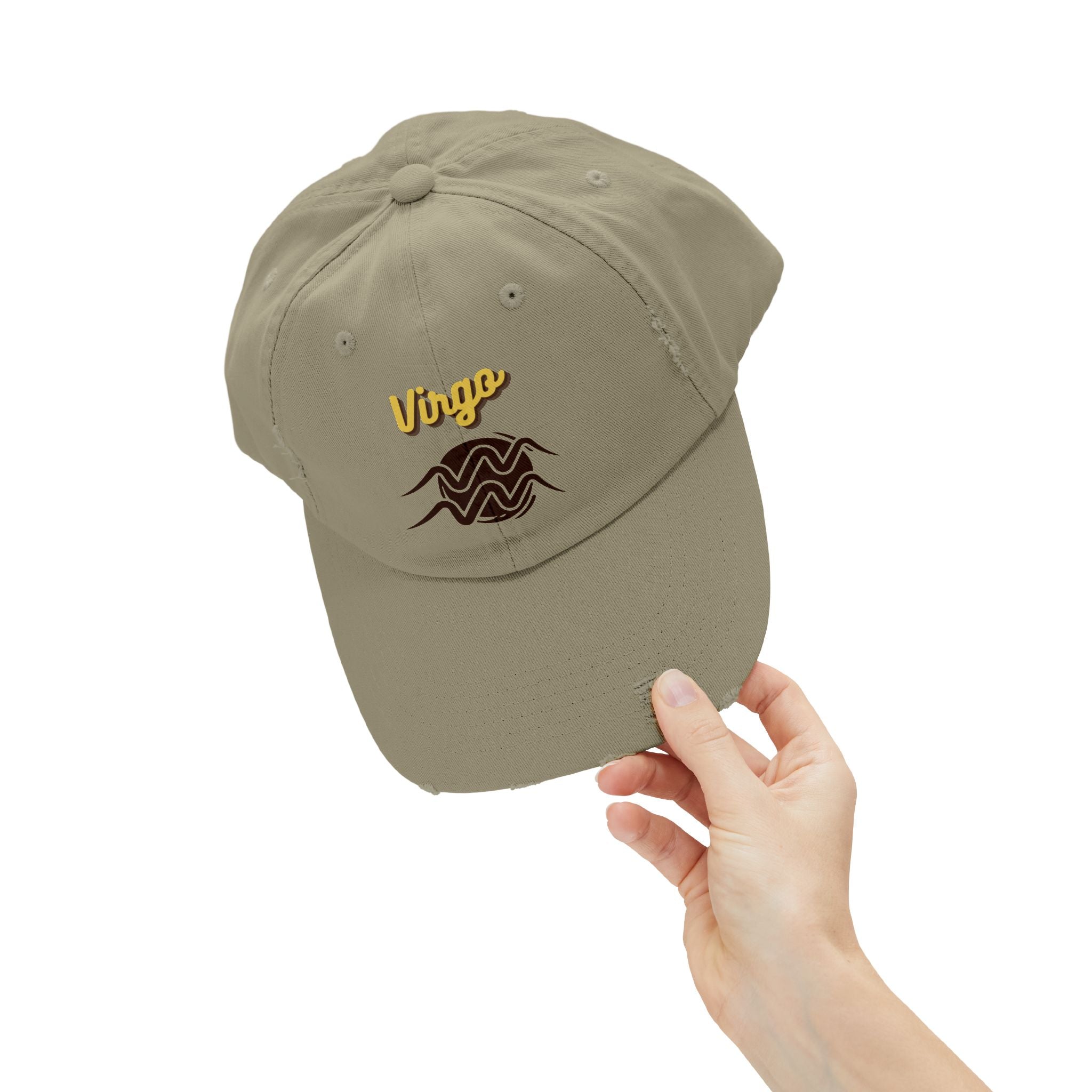 SABAS Virgo Distressed Cap Zodiac Sign