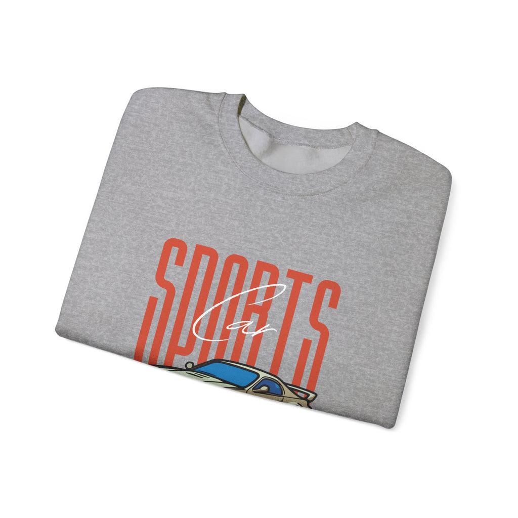 SABAS-Sports Car Sweatshirt — Vintage Racing Graphic Crewneck
