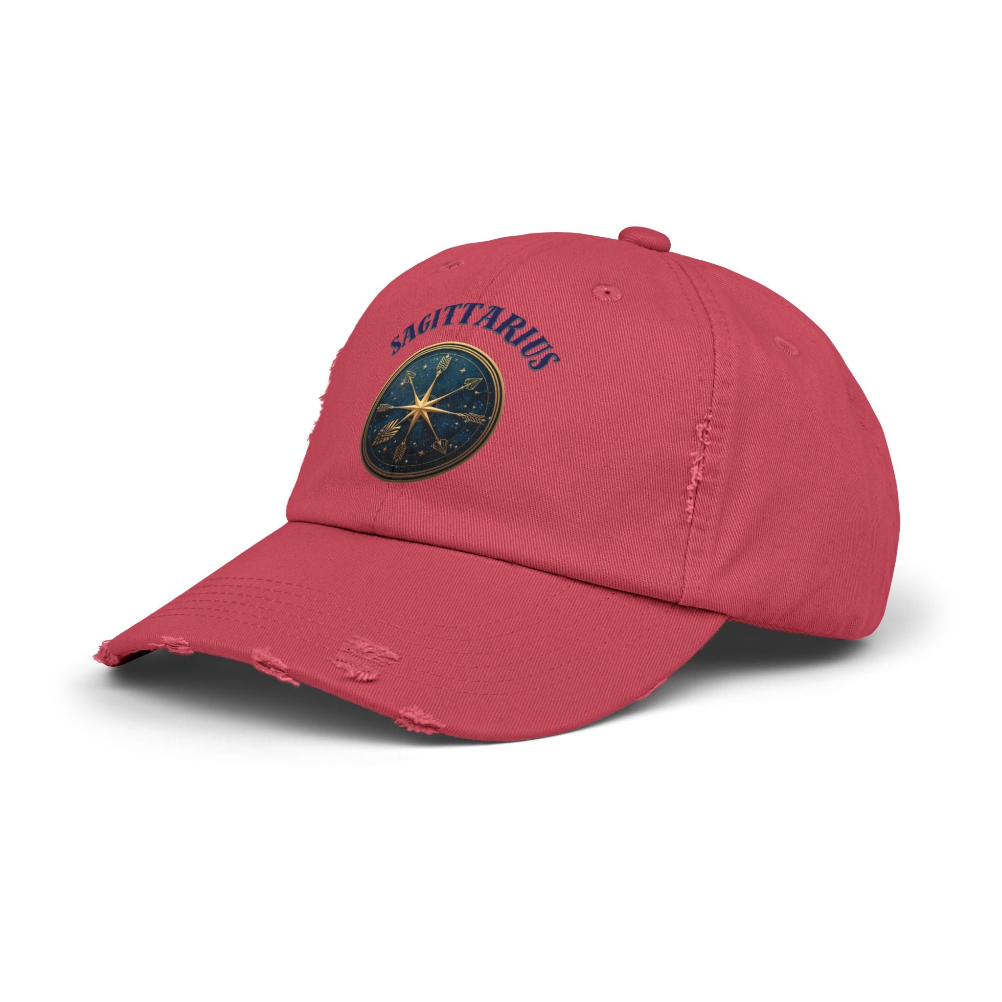 SABAS Sagittarius Distressed Cap Zodiac Star Compass Cap