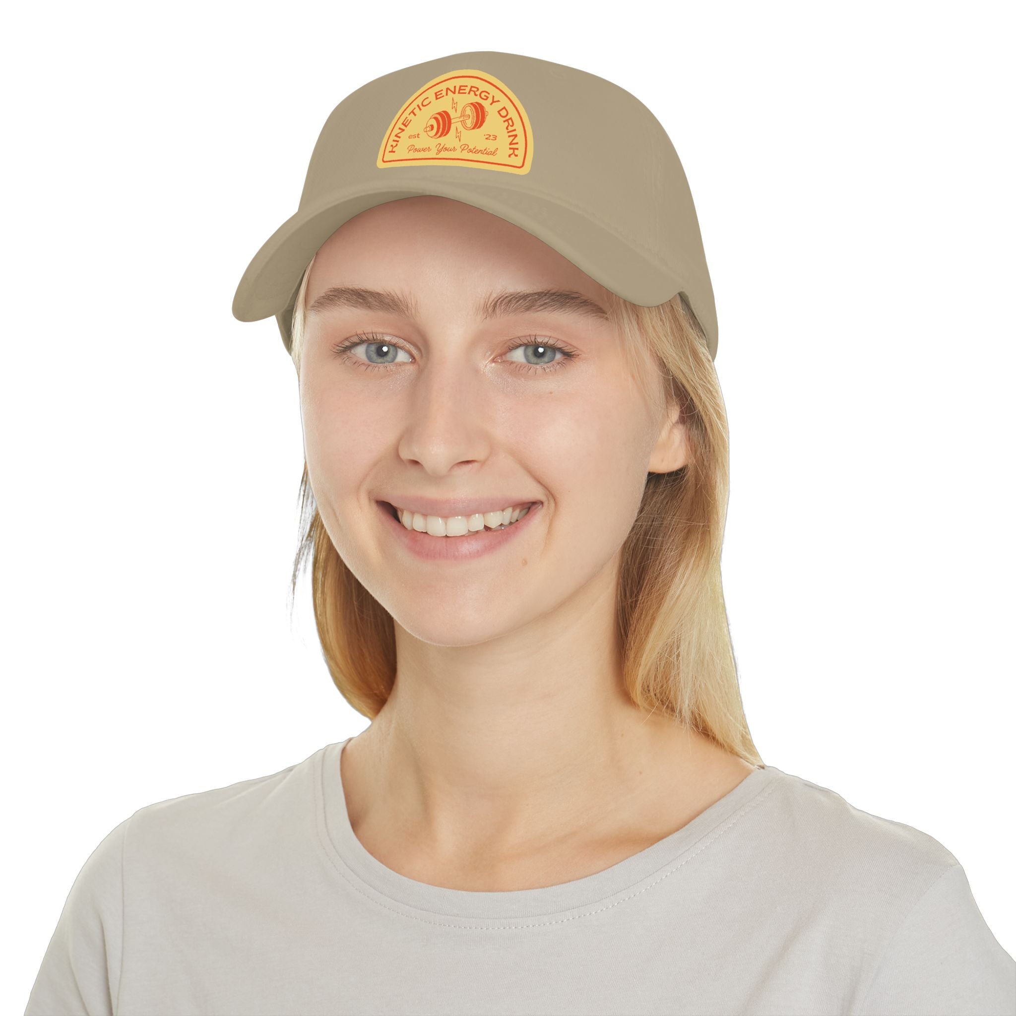 Energy Logo Cap - Retro Gym Patch Baseball Hat