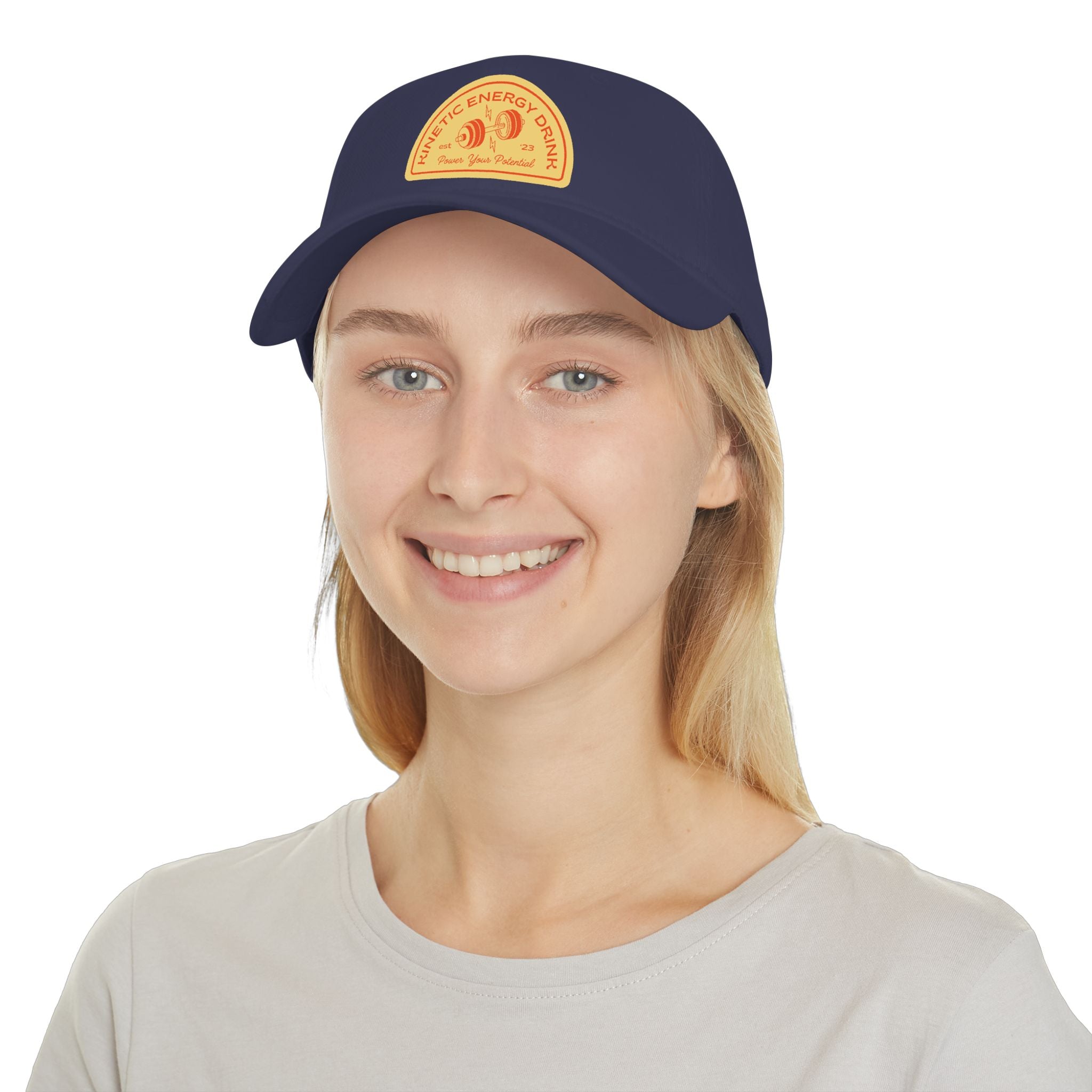 Energy Logo Cap - Retro Gym Patch Baseball Hat
