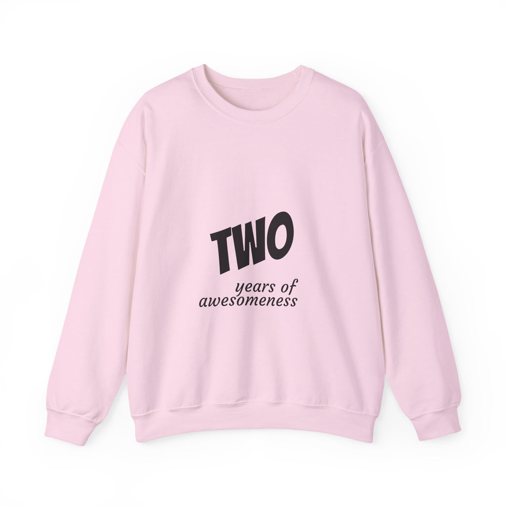 SABAS-Toddler Two Years of Awesomeness Sweatshirt