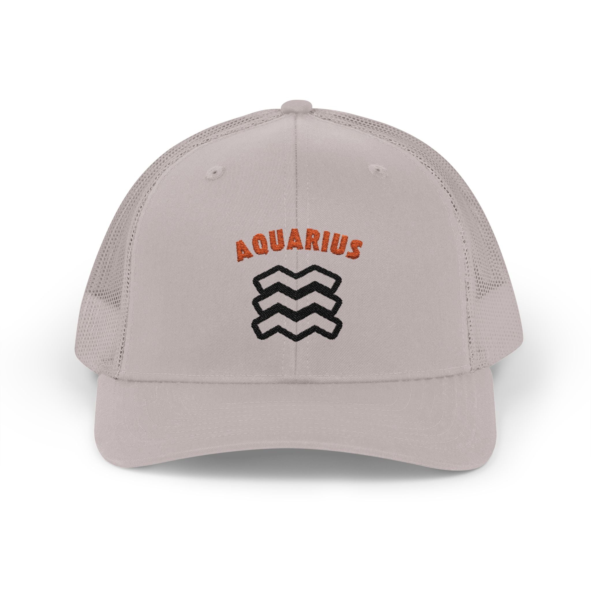 SABAS Embroidered Snapback Trucker Cap – Aquarius Zodiac Cap