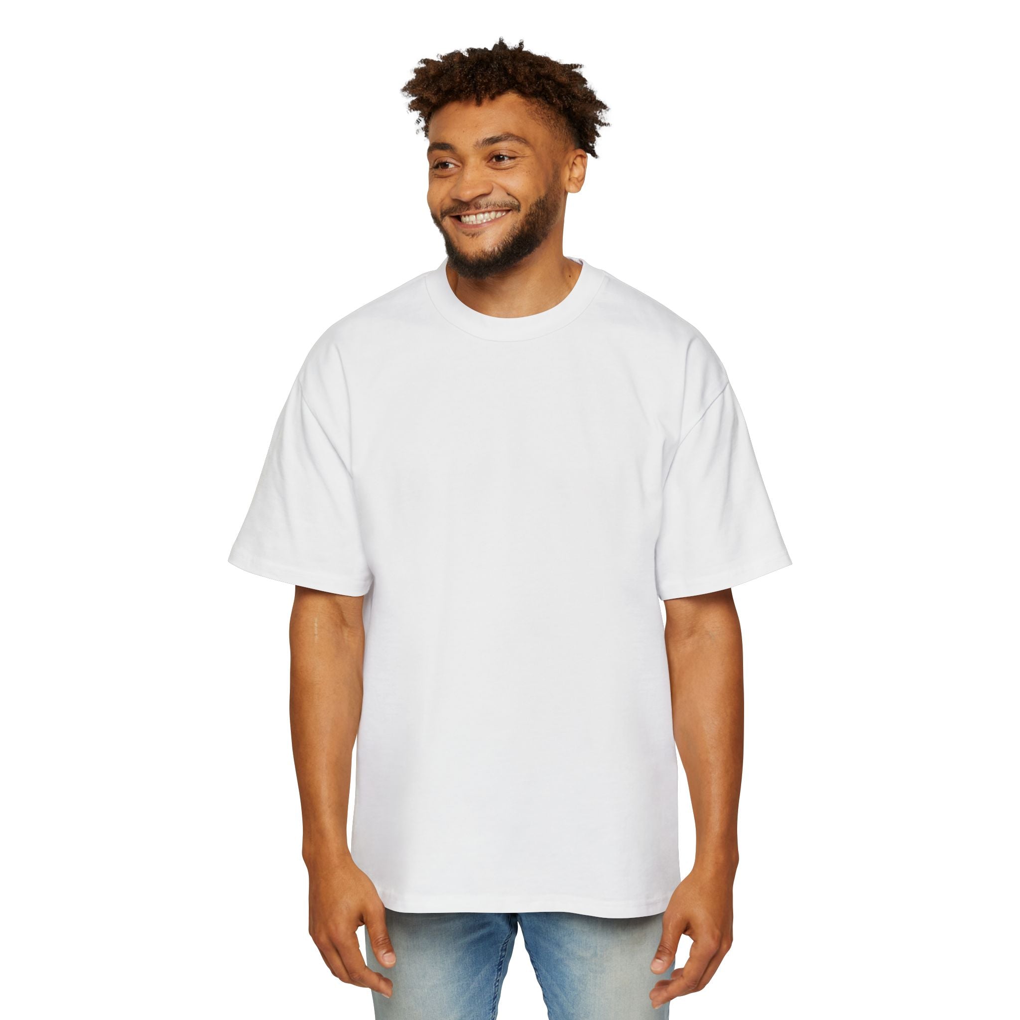 SABAS Oversized T-Shirt — "Great Things Start in Little Rooms" Logo Tee