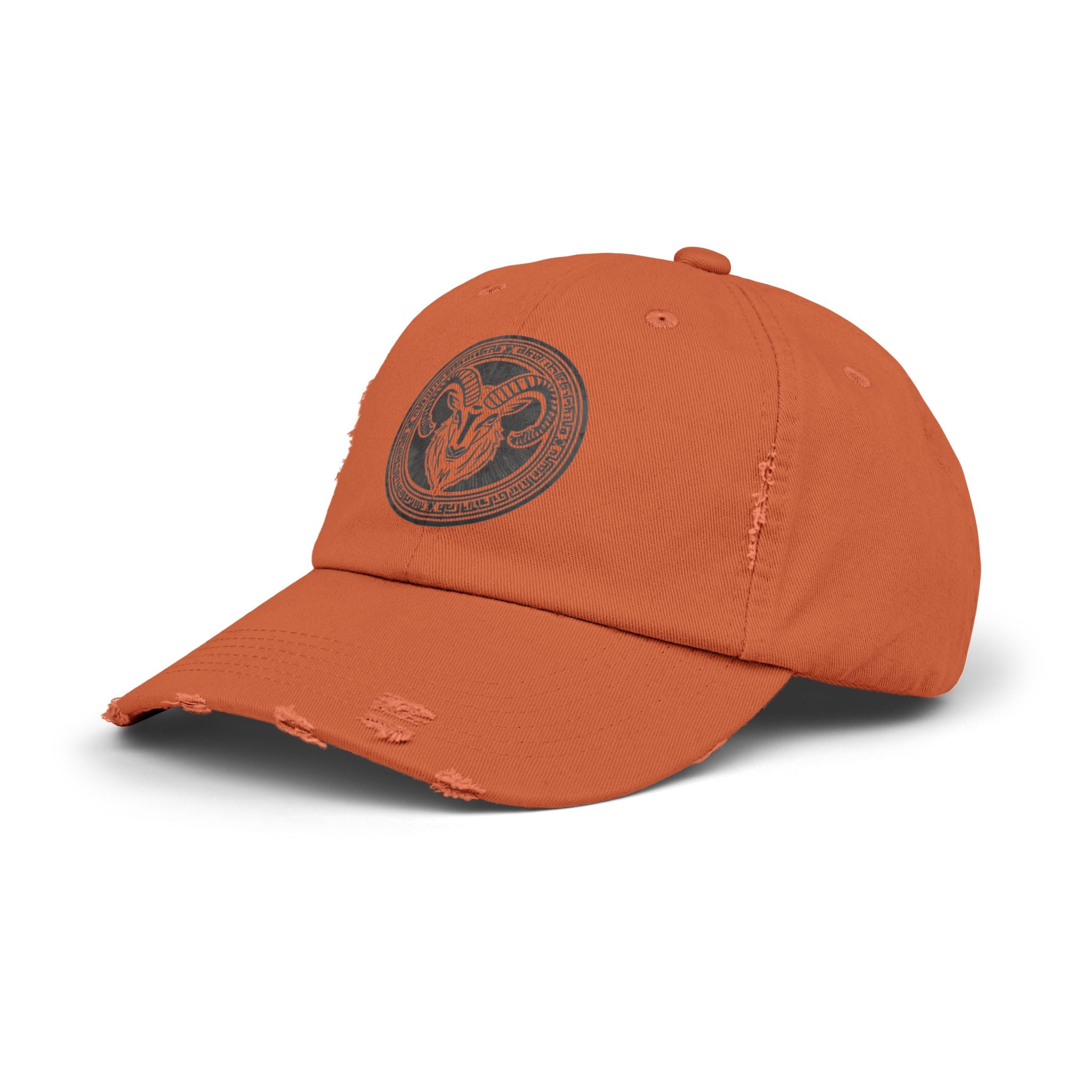 SABAS Capricorn Zodiac Sign Distressed Cap
