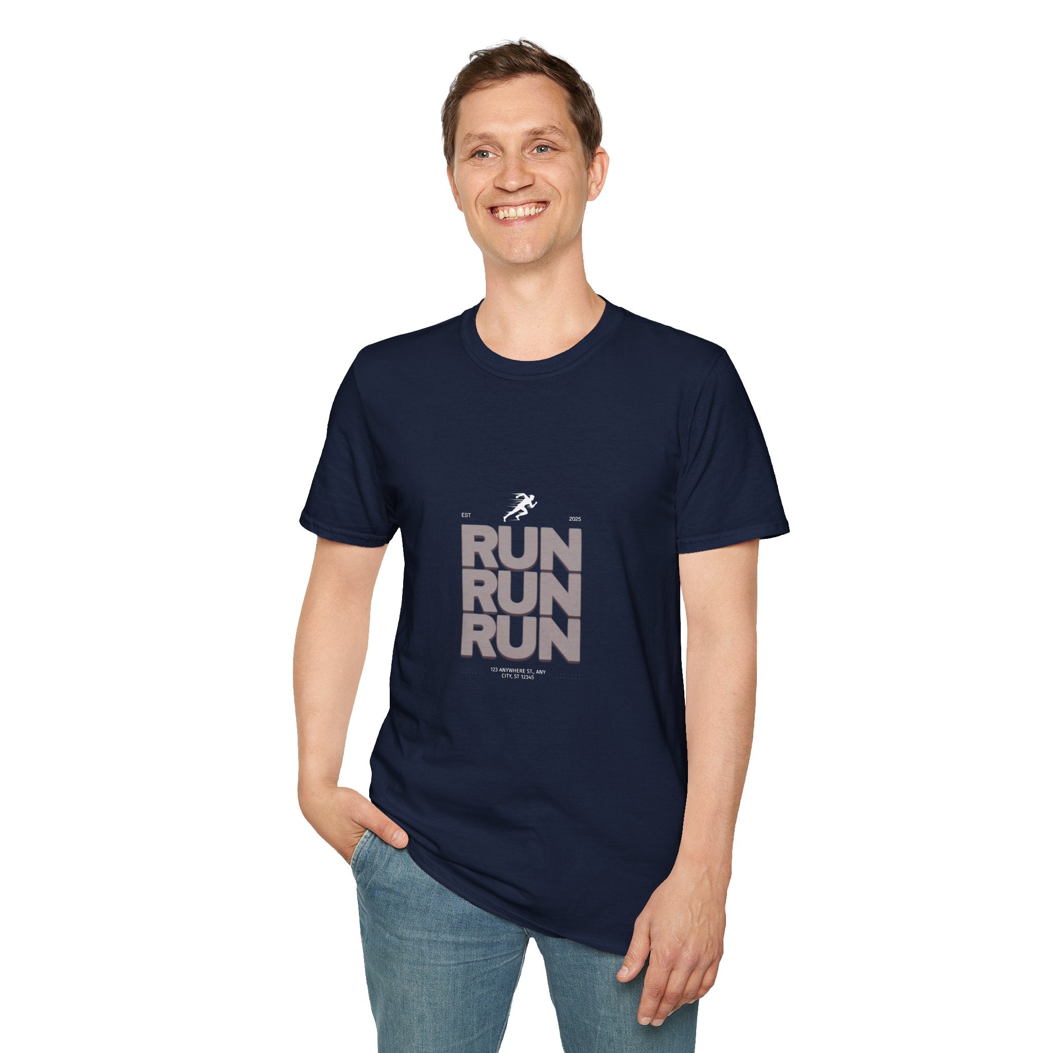 Sabas Ask For Run T-Shirt — Unisex-Minimalist Motivational Running Tee