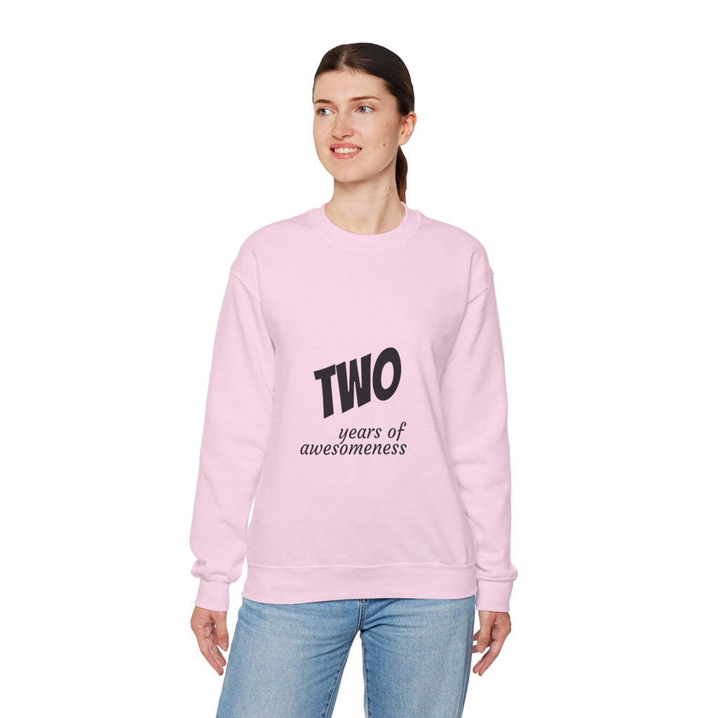 SABAS-Toddler Two Years of Awesomeness Sweatshirt