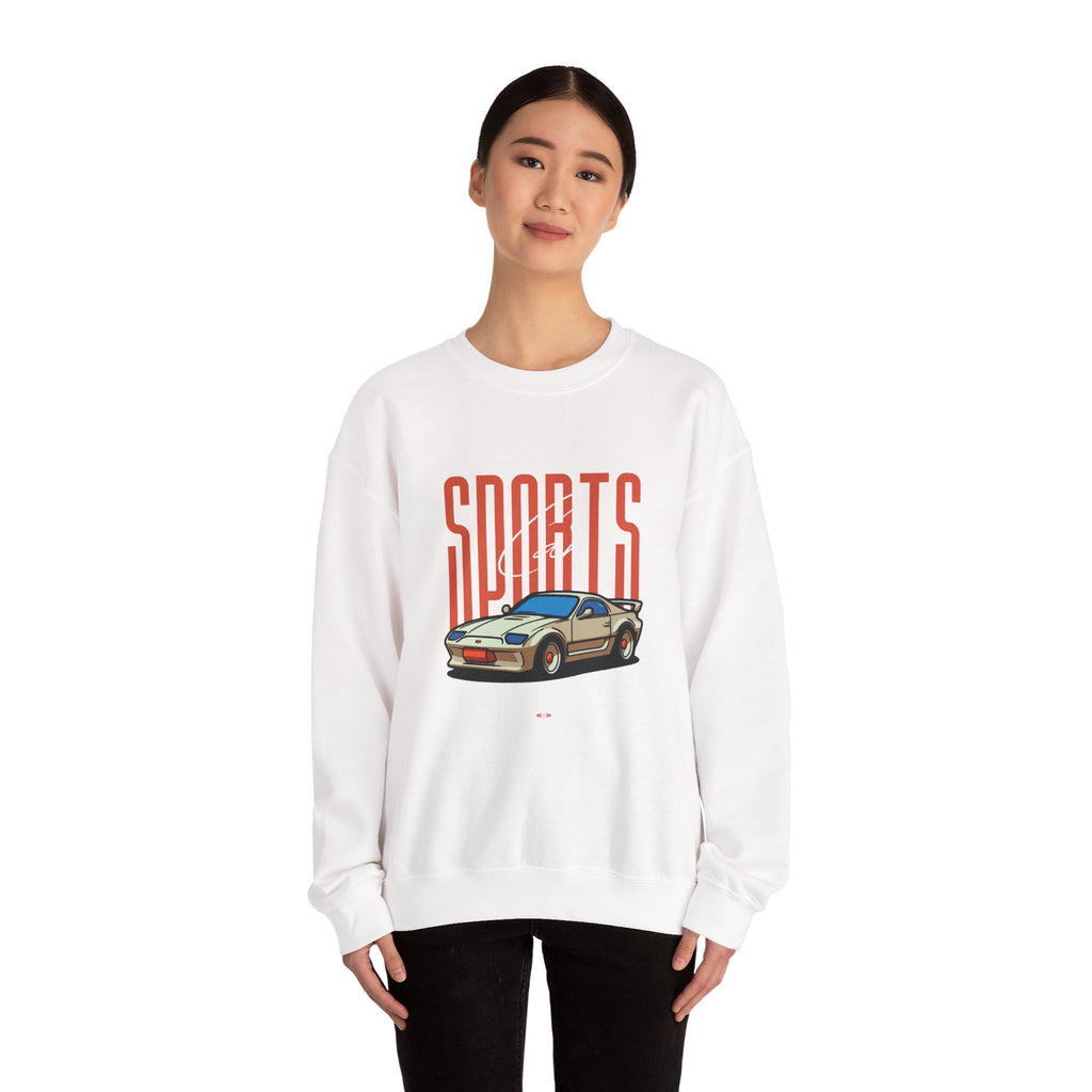 SABAS-Sports Car Sweatshirt — Vintage Racing Graphic Crewneck