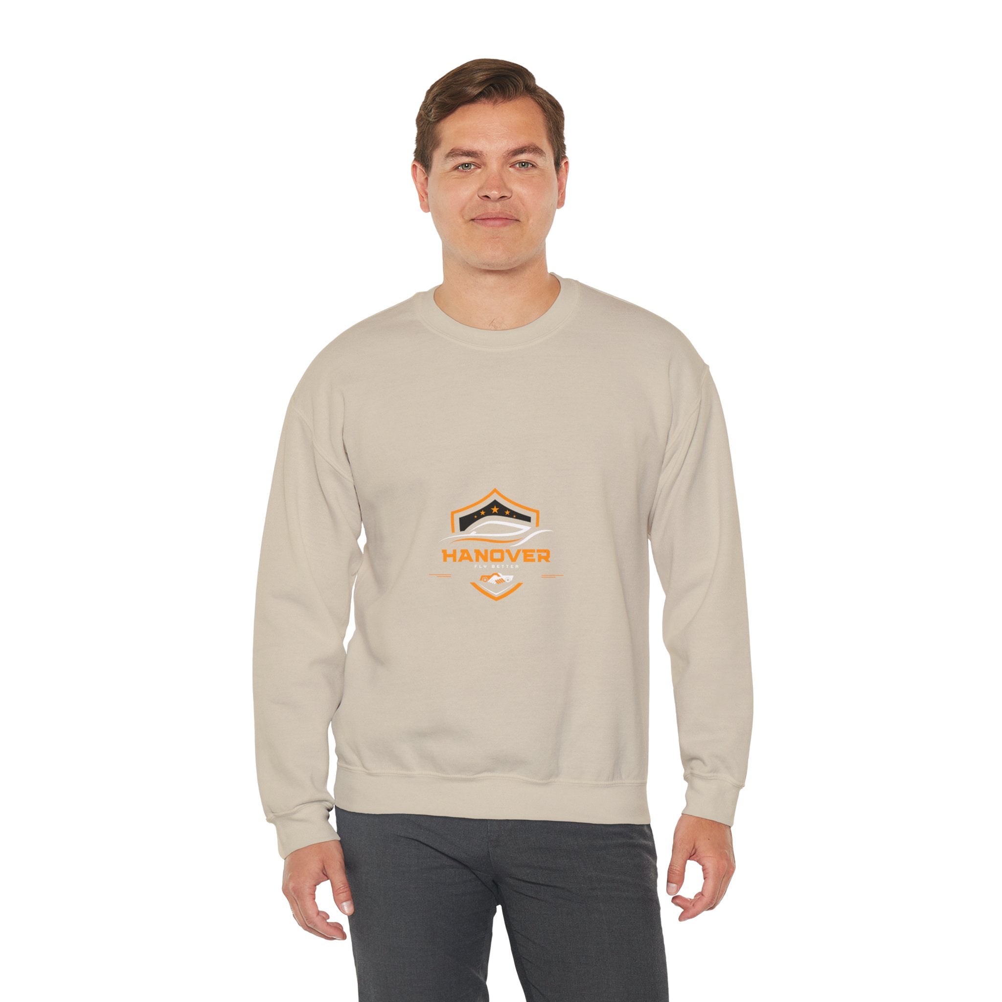 SABAS-Hanover Crewneck Sweatshirt — Vintage Shield Logo