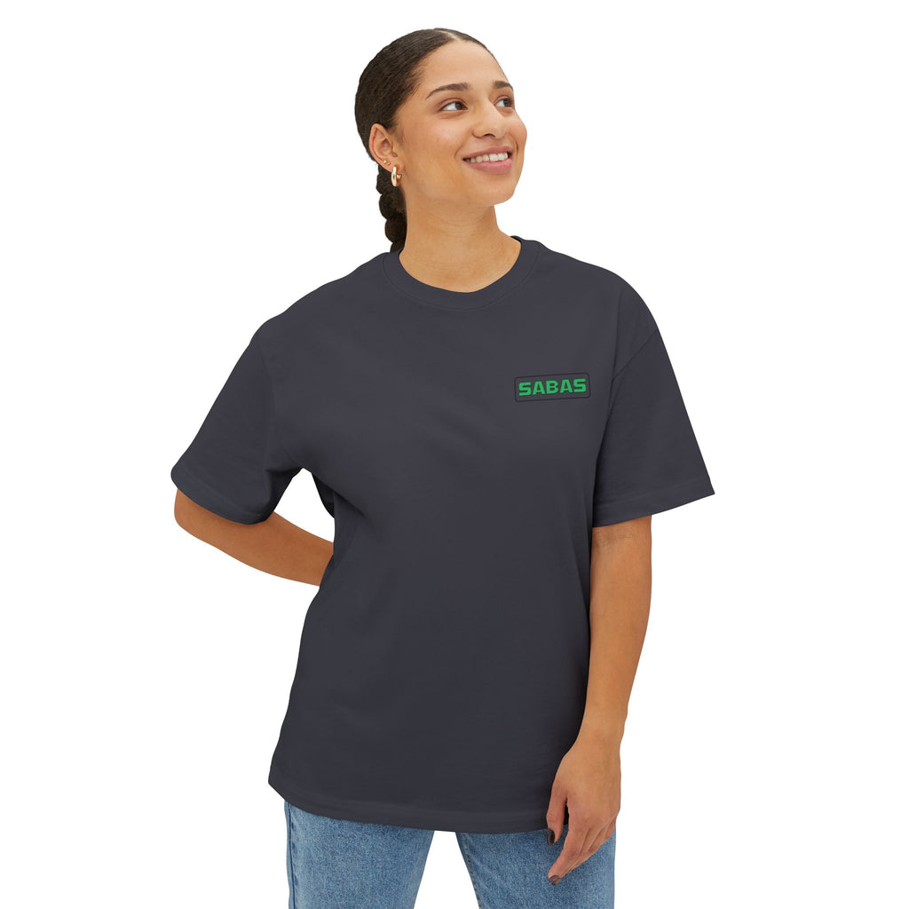SABAS Unisex Oversized Boxy Tee