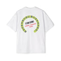 SABAS Men's Heavy Oversized Tee - White Color Fits All Size