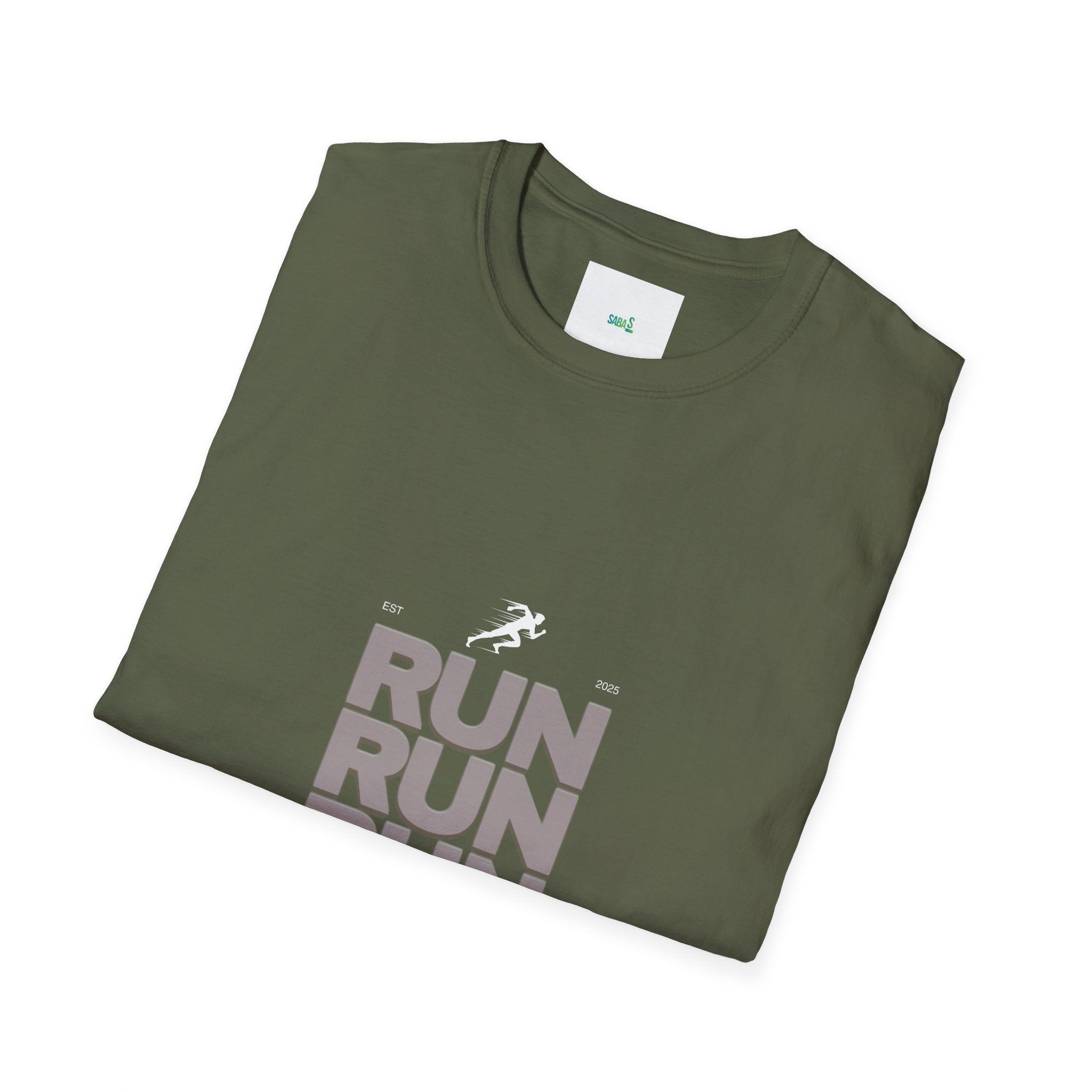 Sabas Ask For Run T-Shirt — Unisex-Minimalist Motivational Running Tee