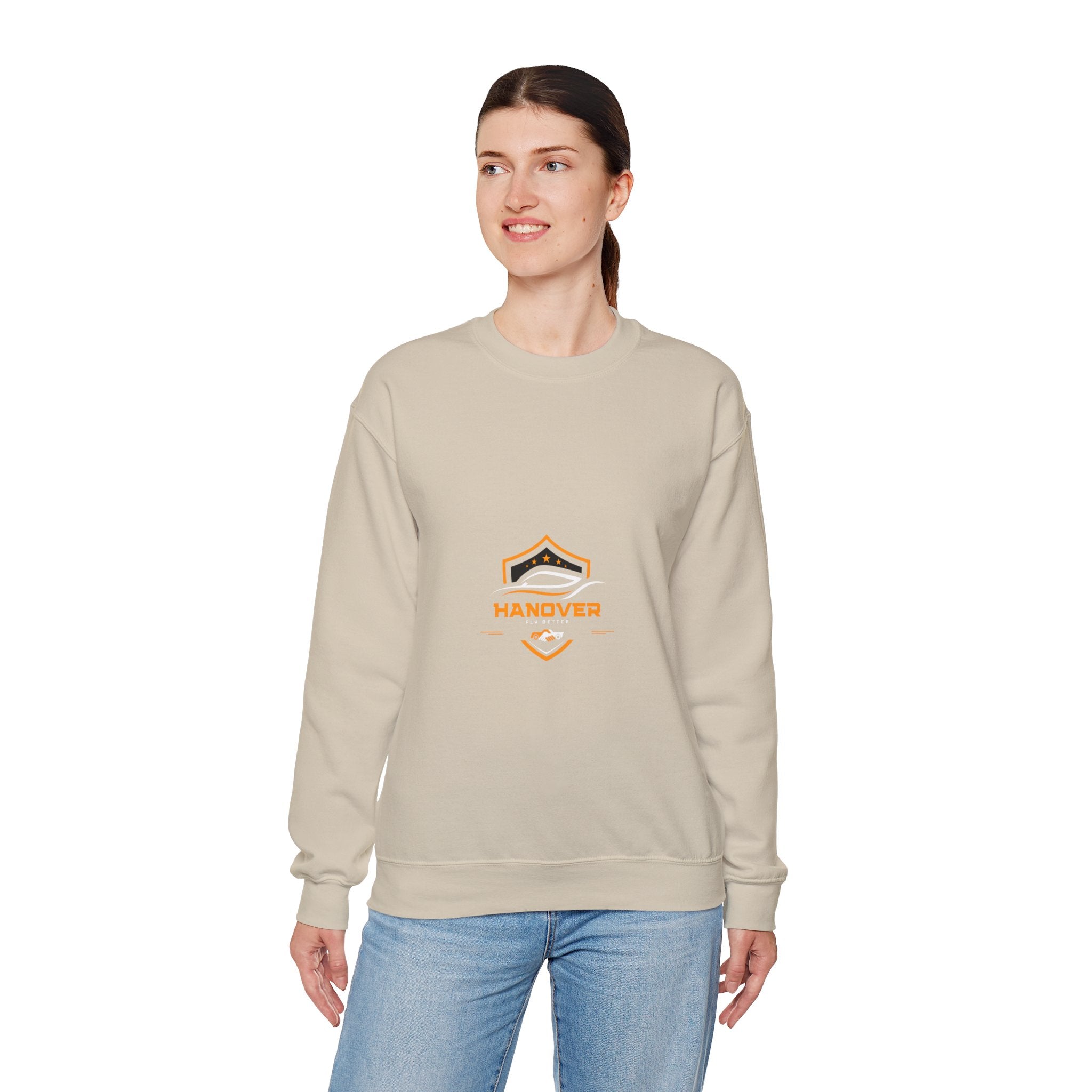 SABAS-Hanover Crewneck Sweatshirt — Vintage Shield Logo