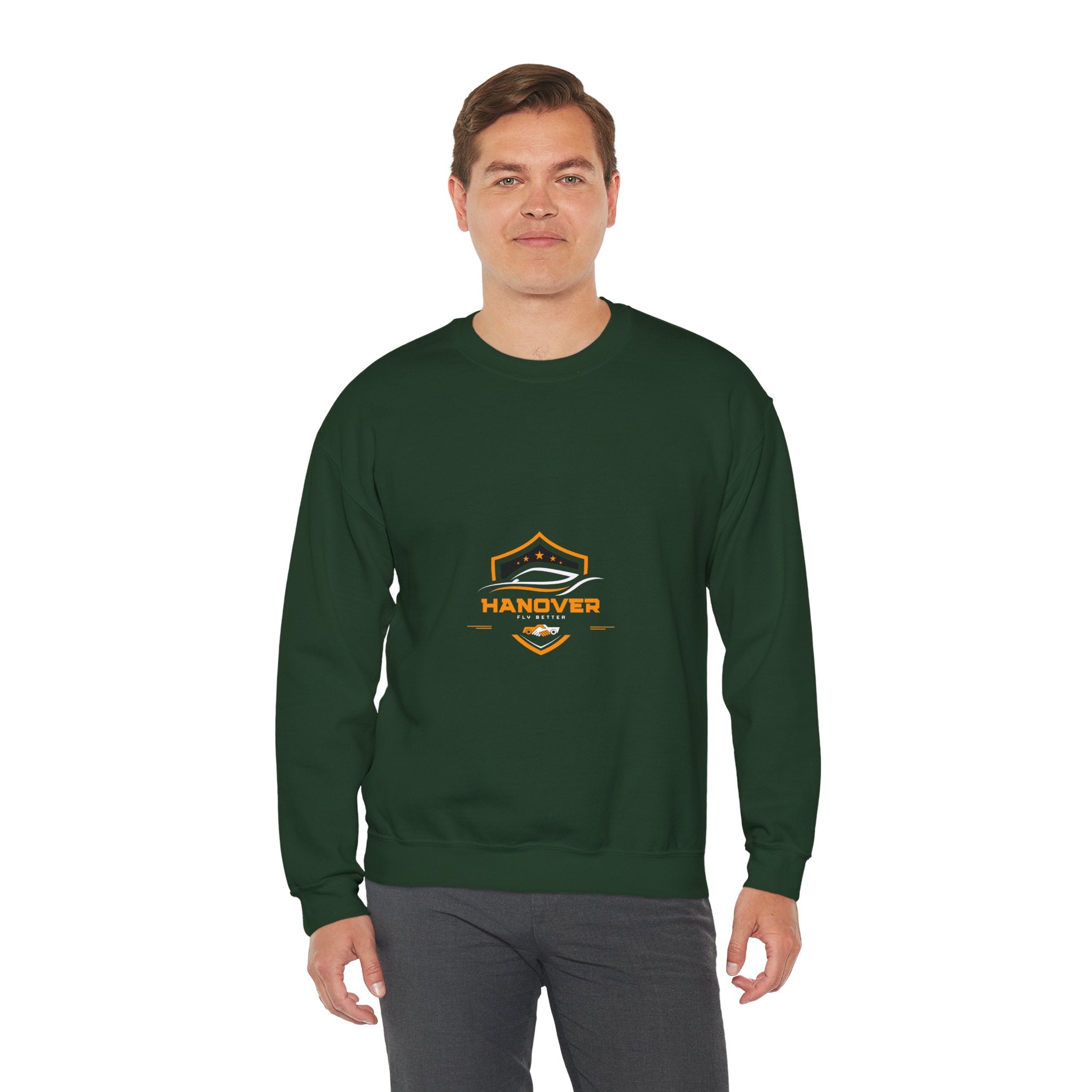 SABAS-Hanover Crewneck Sweatshirt — Vintage Shield Logo