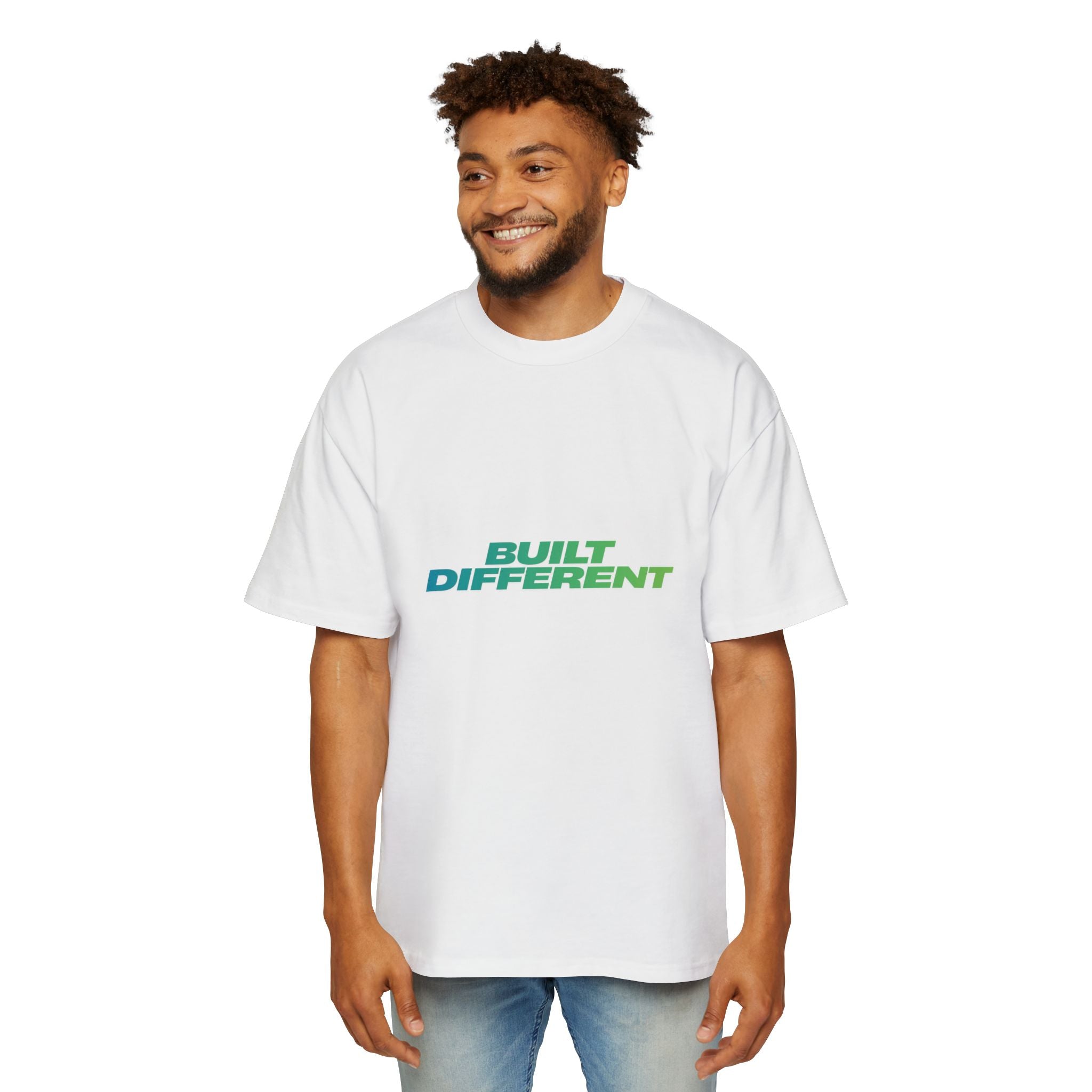 SABAS T-Shirt — 'Built Different' Oversized Graphic Tee