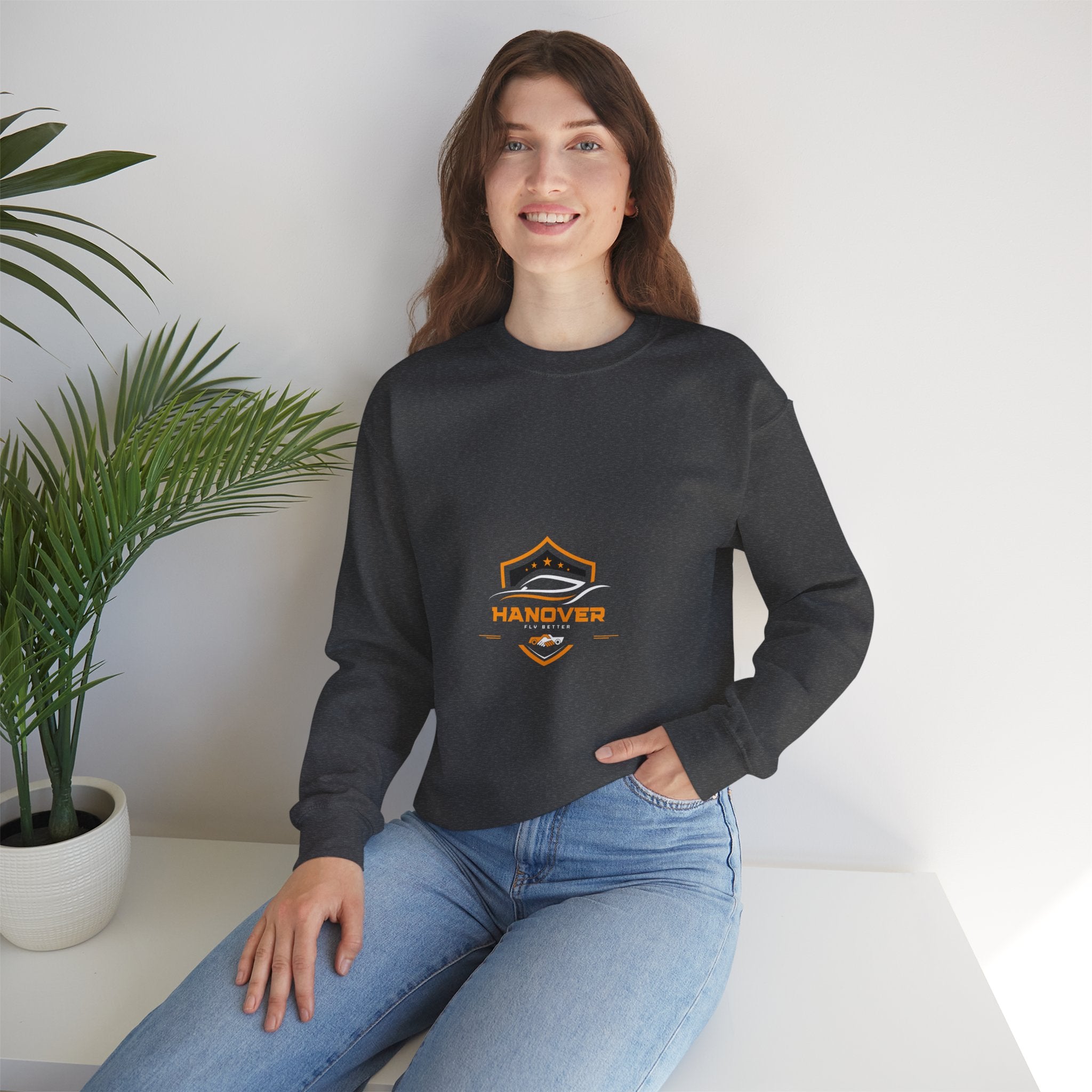 SABAS-Hanover Crewneck Sweatshirt — Vintage Shield Logo