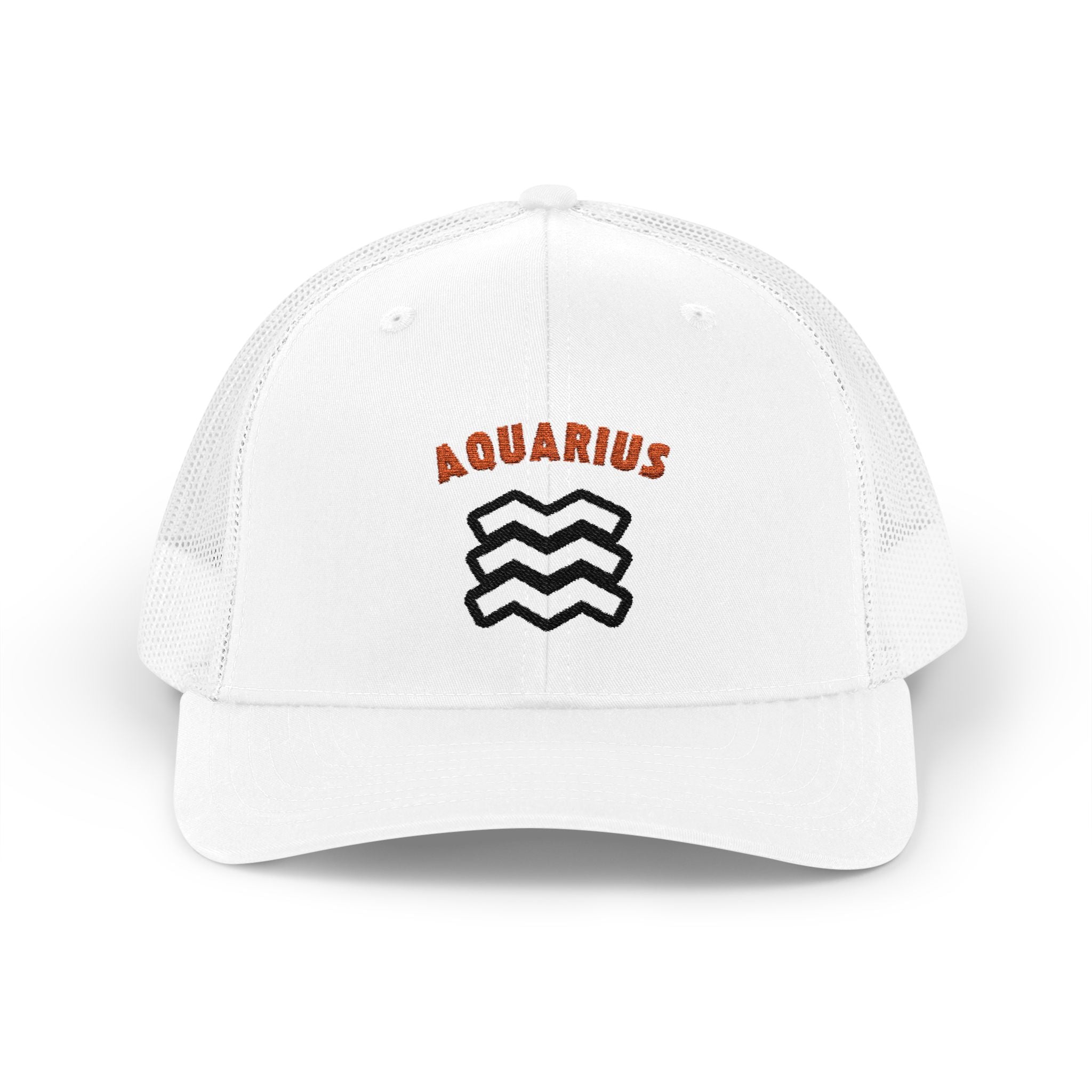 SABAS Embroidered Snapback Trucker Cap – Aquarius Zodiac Cap