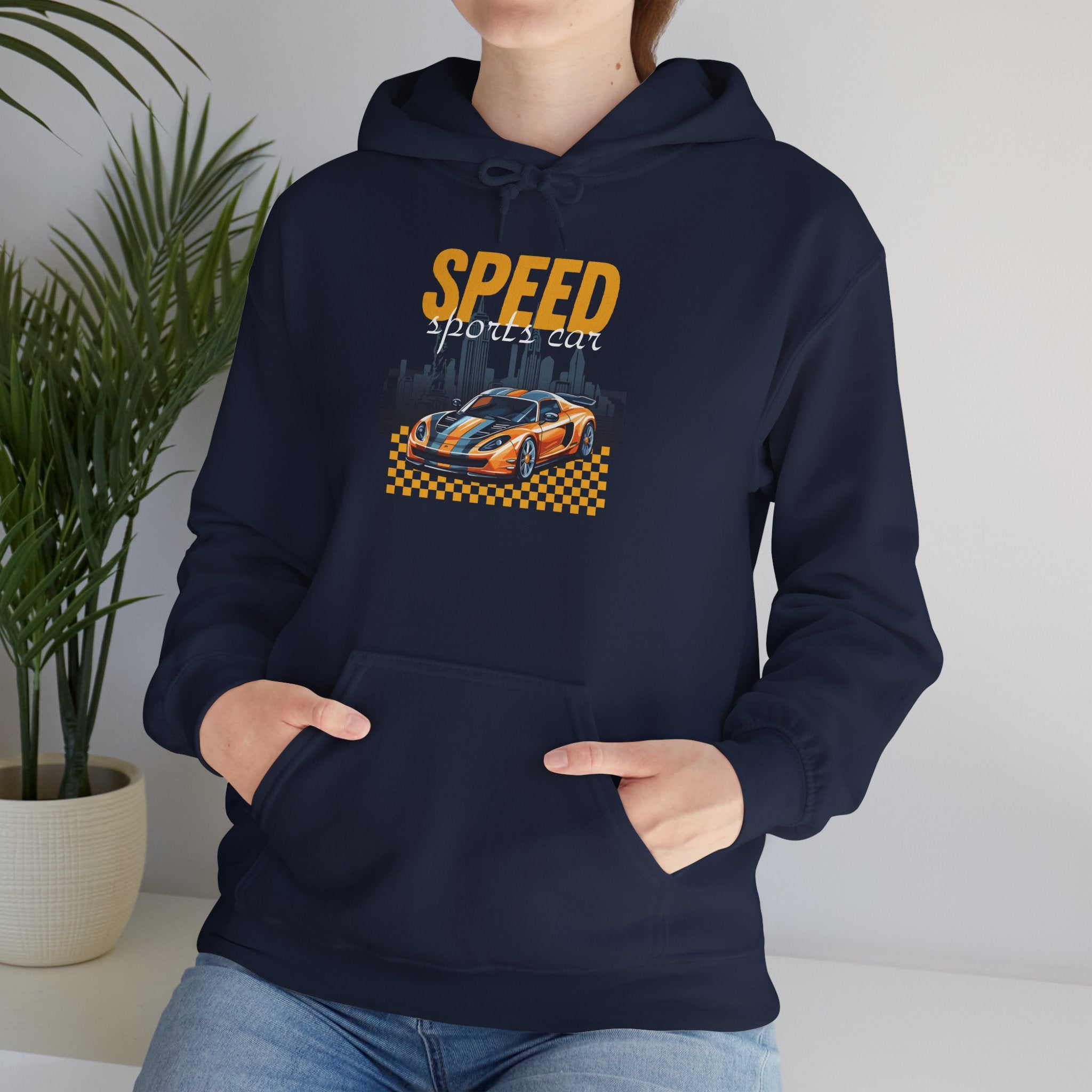 Speed Racers Hoodie — Vintage Sports Car Racing Graphic Sweatshirt