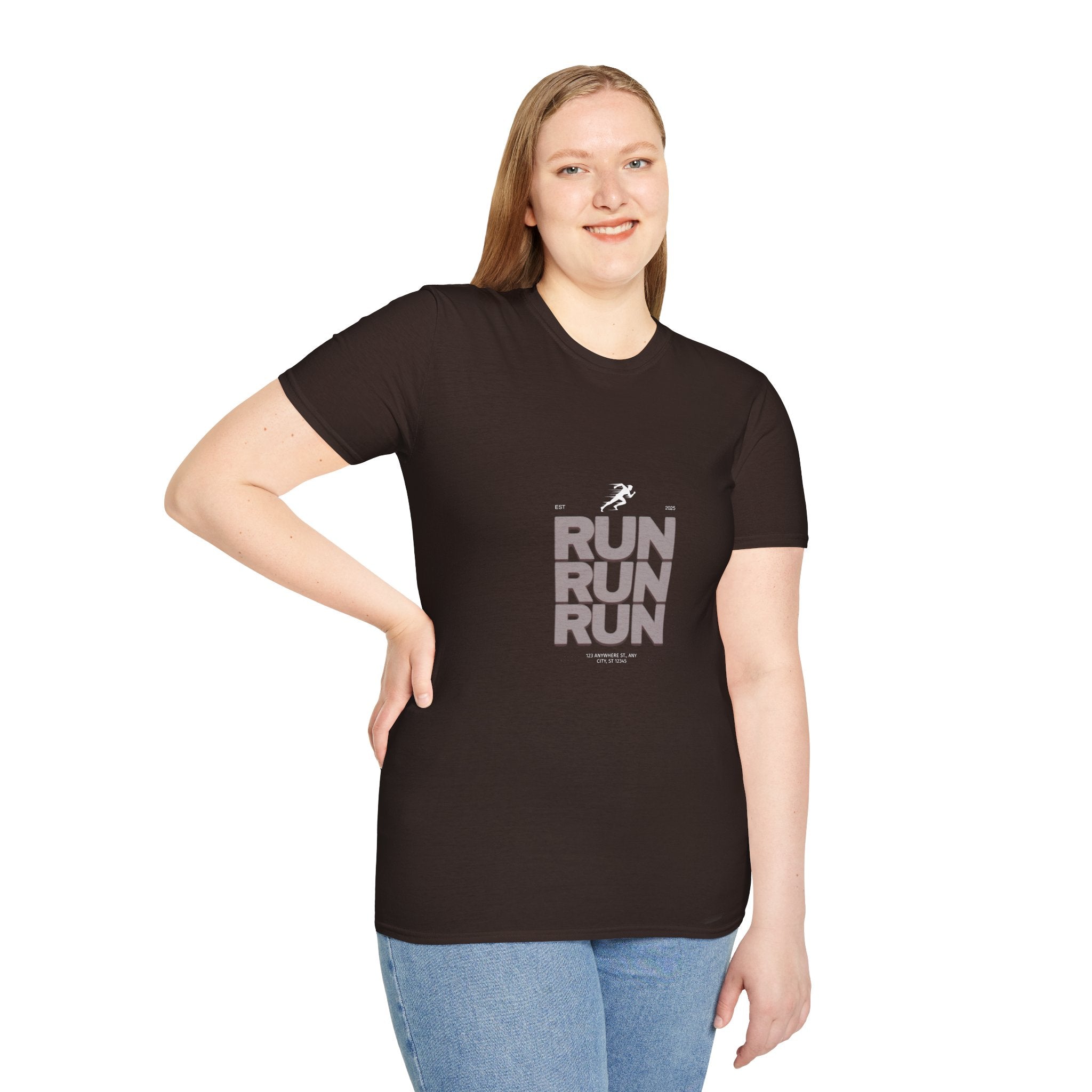 Sabas Ask For Run T-Shirt — Unisex-Minimalist Motivational Running Tee
