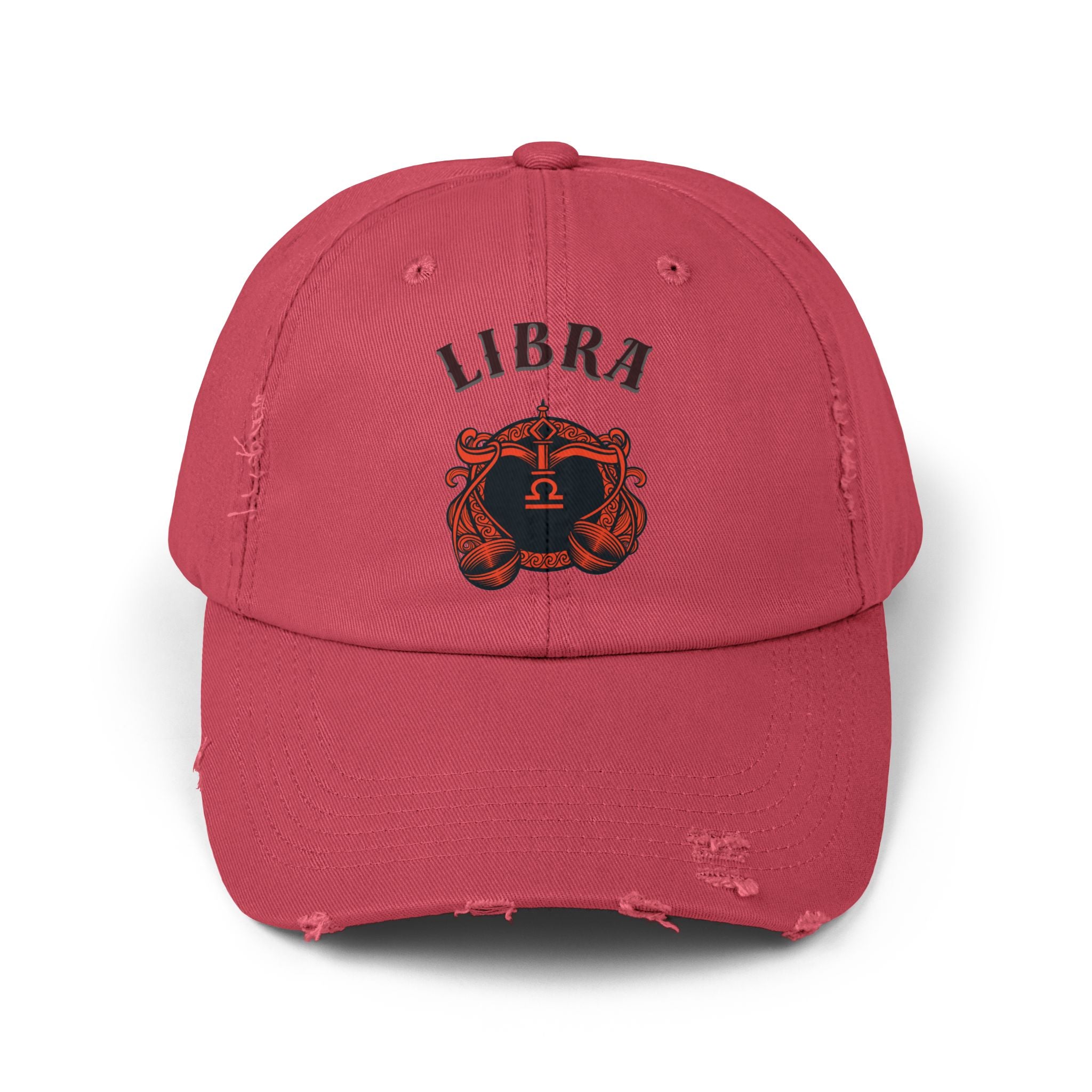 SABAS Libra Zodiac Distressed Cap