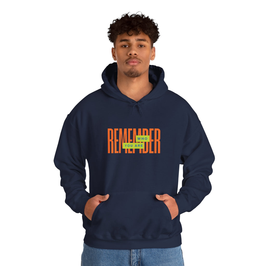 SABAS Remember Who You Are Hoodie — Inspirational Courage Graphic Sweatshirt