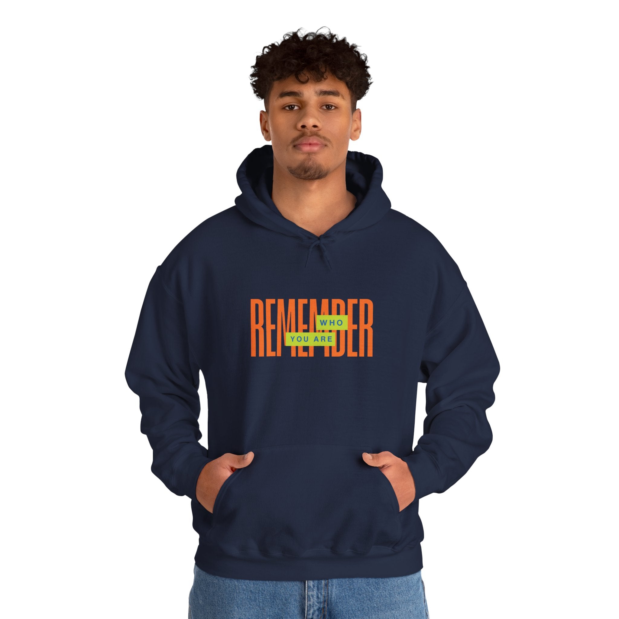 SABAS Remember Who You Are Hoodie — Inspirational Courage Graphic Sweatshirt