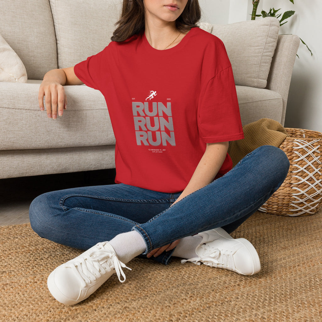 Sabas Ask For Run T-Shirt — Unisex-Minimalist Motivational Running Tee