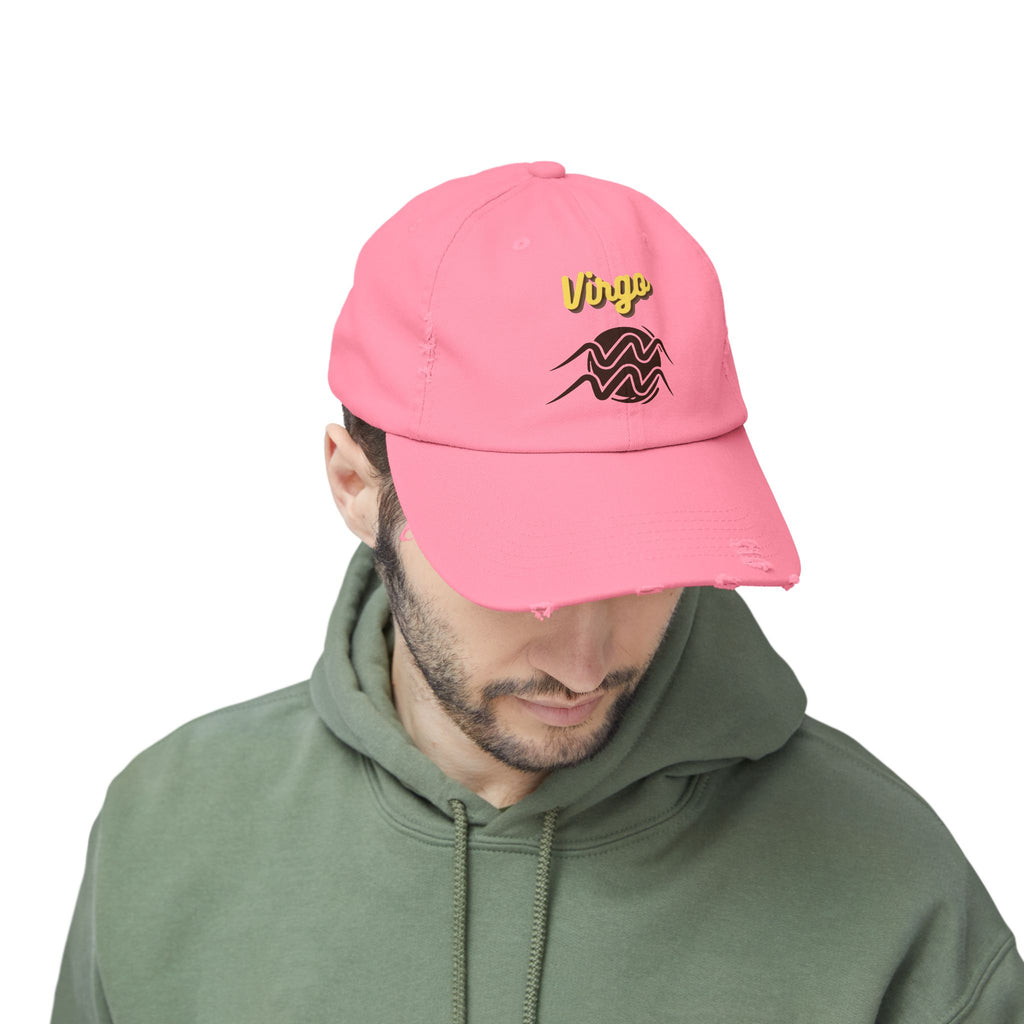 SABAS Virgo Distressed Cap Zodiac Sign