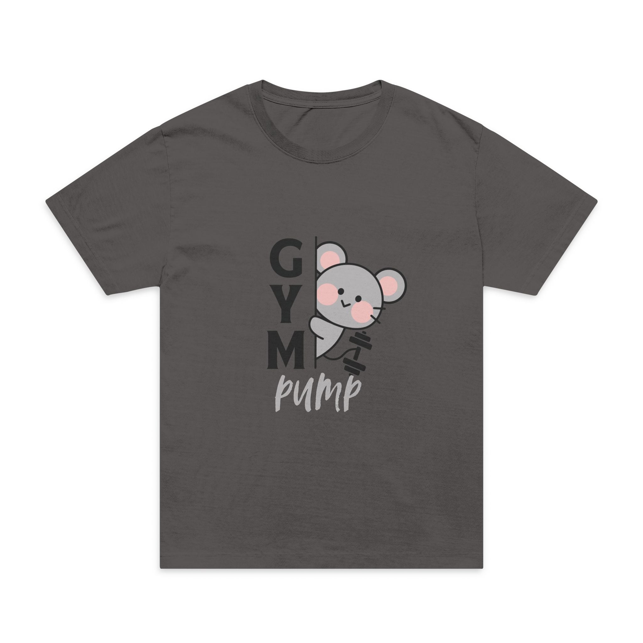 Sabas Gym Pump Cute Koala T-Shirt — "Gym Pump" Front & "Push Yourself" Back