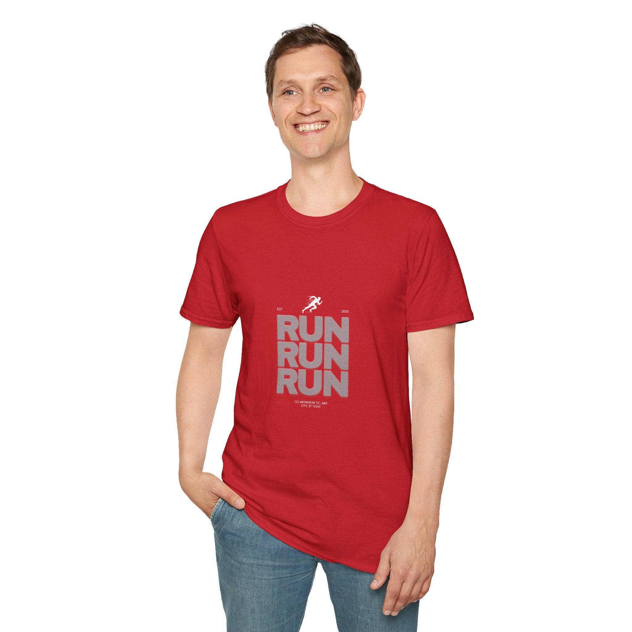 Sabas Ask For Run T-Shirt — Unisex-Minimalist Motivational Running Tee
