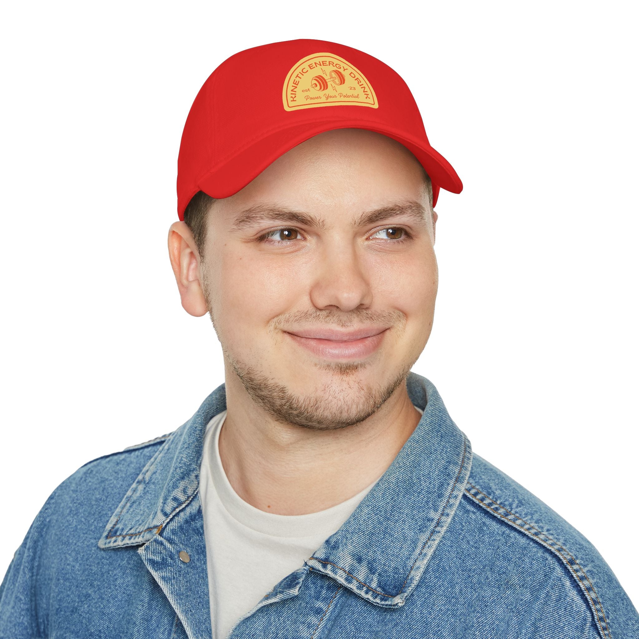 Energy Logo Cap - Retro Gym Patch Baseball Hat