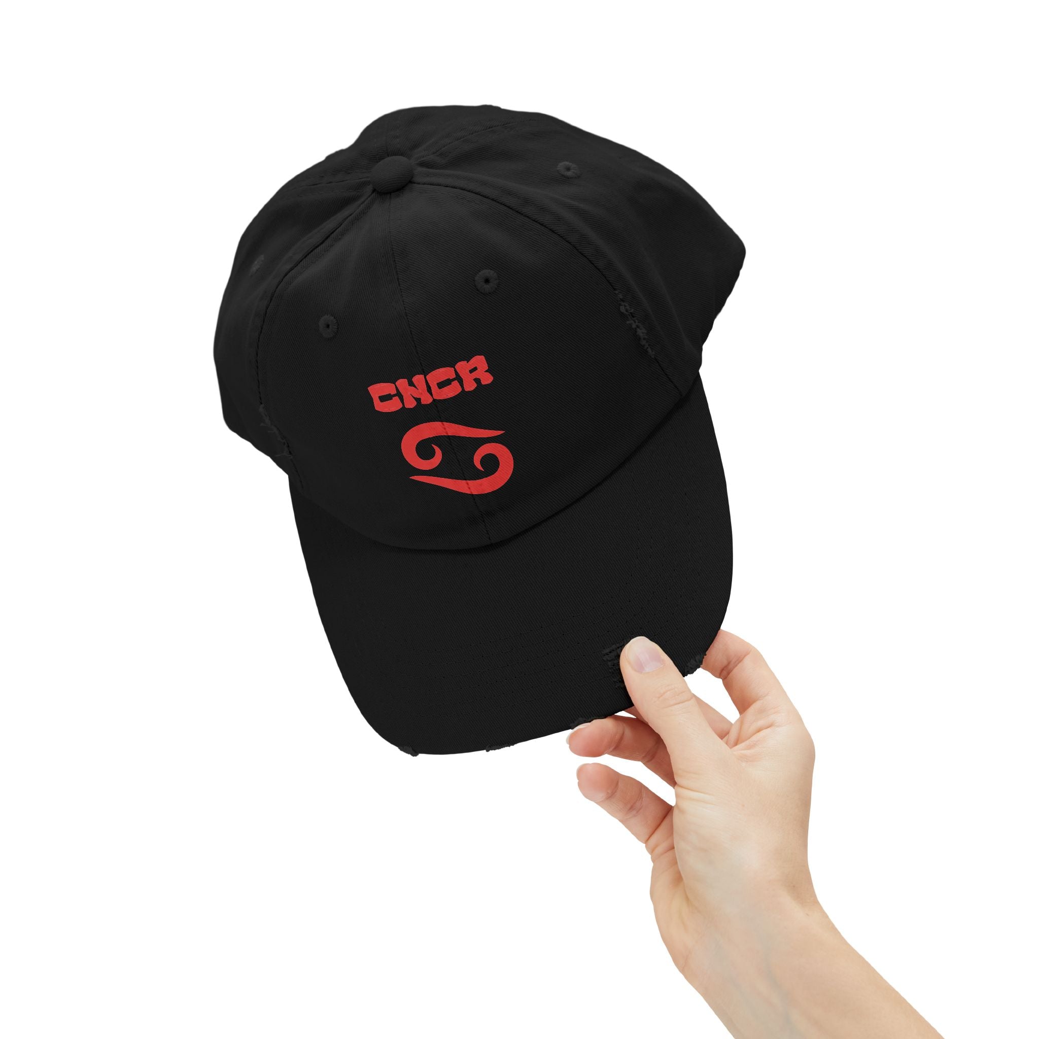 SABAS Cancer Zodiac Distressed Cap